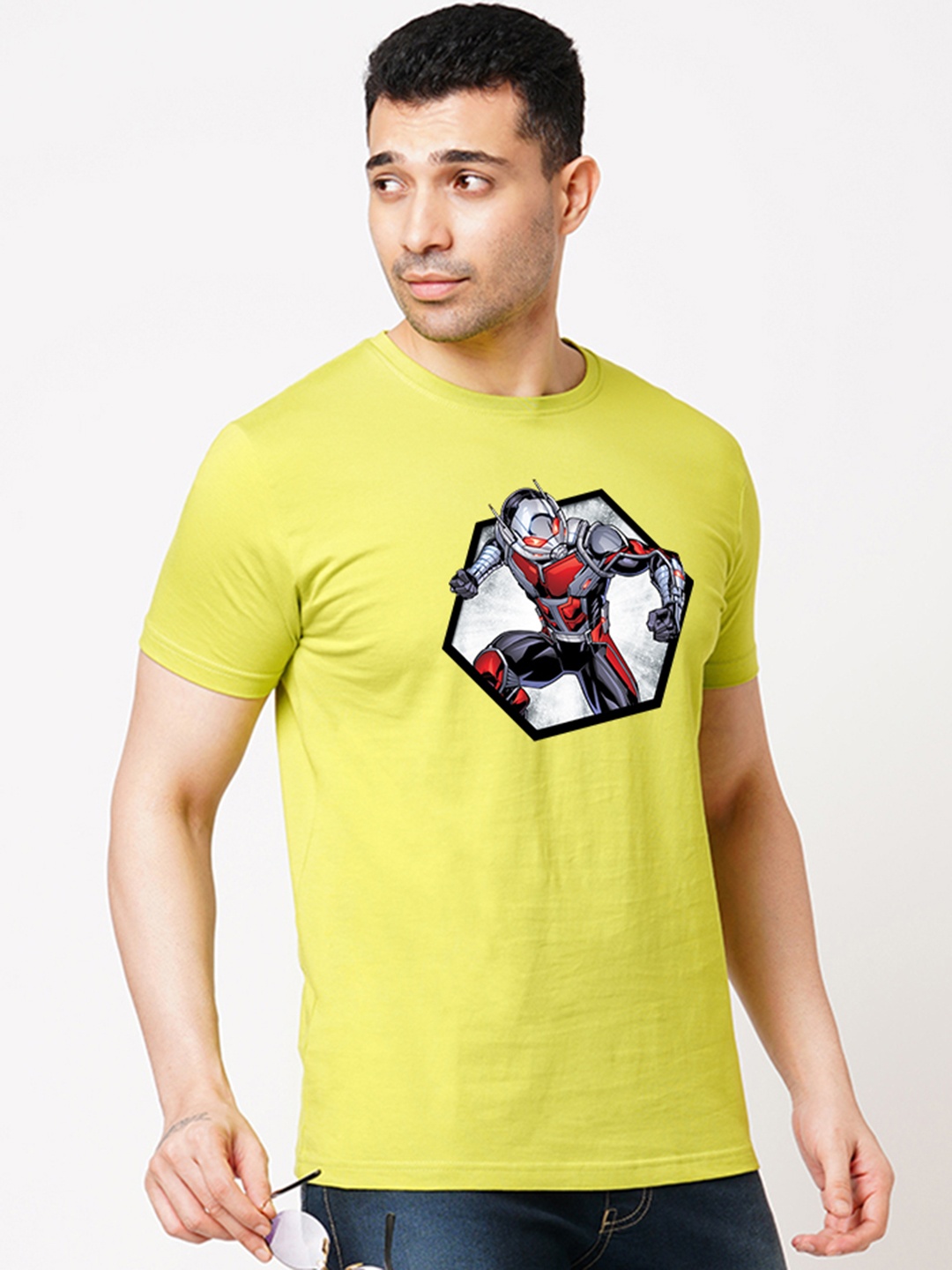 

Wear Your Opinion Men Printed T-shirt, Yellow