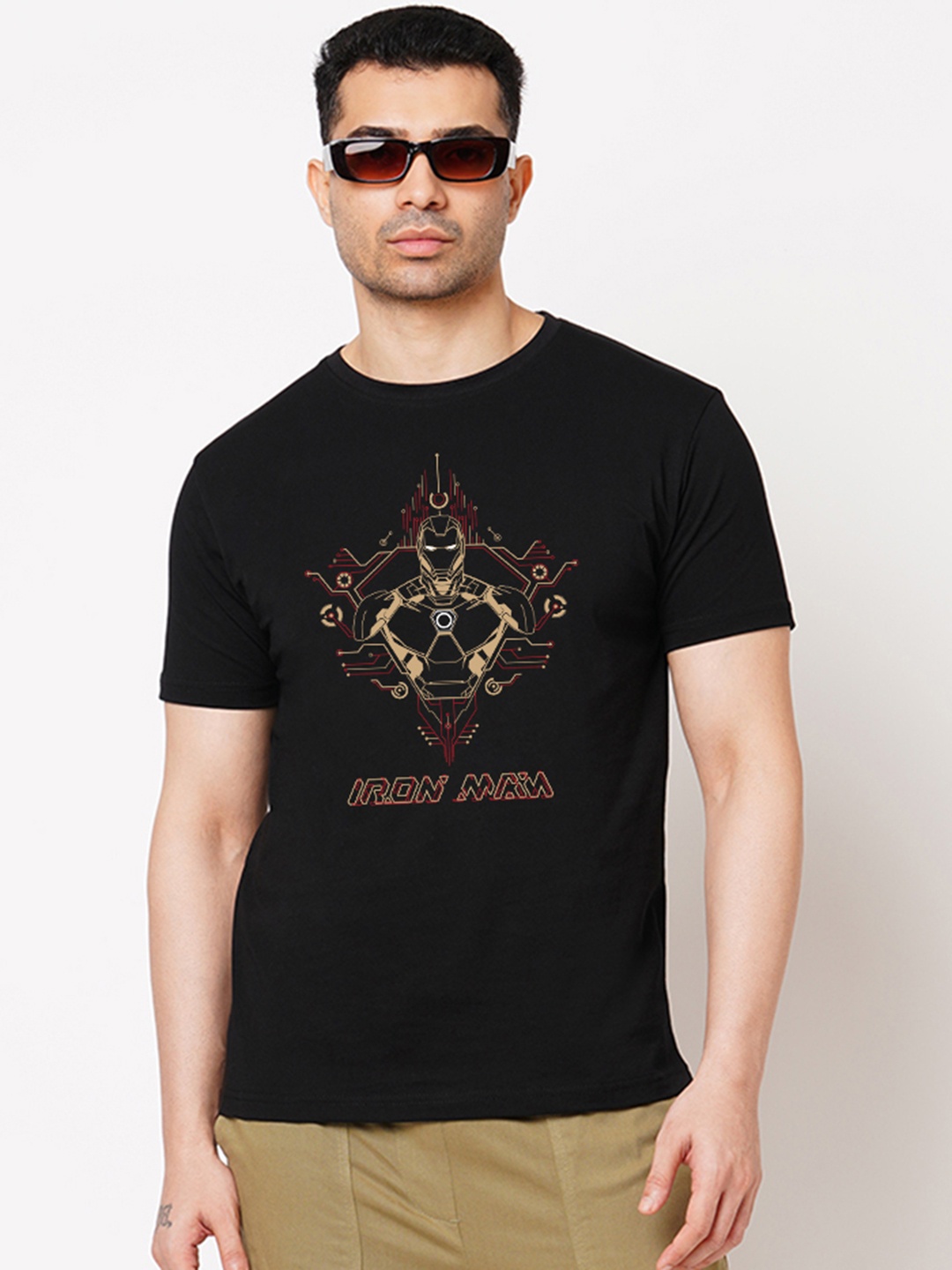 

Wear Your Opinion Men Typography Printed T-shirt, Black