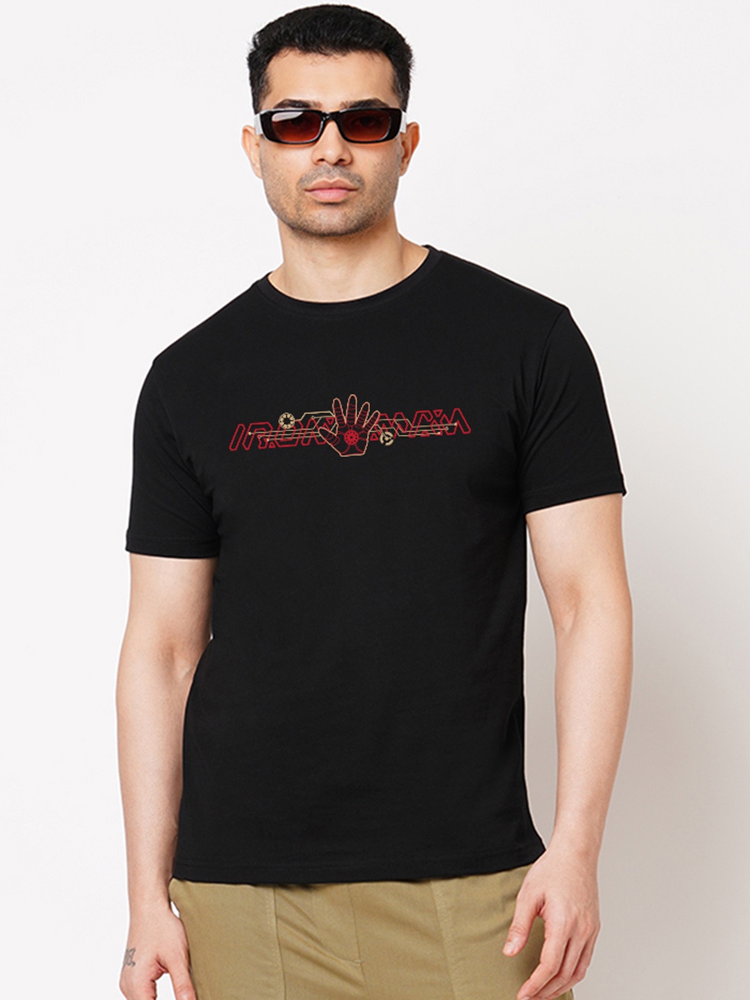 

Wear Your Opinion Men Typography Printed T-shirt, Black
