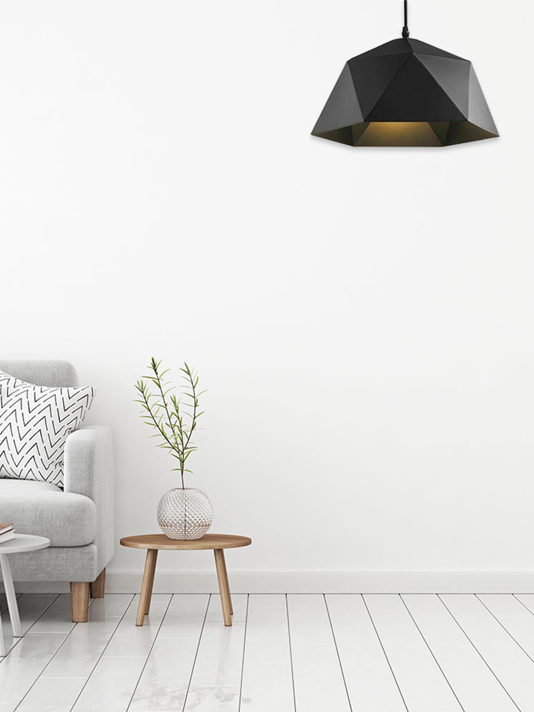 

THE STELLAR KRAFT Black Metal Ceiling Lamps