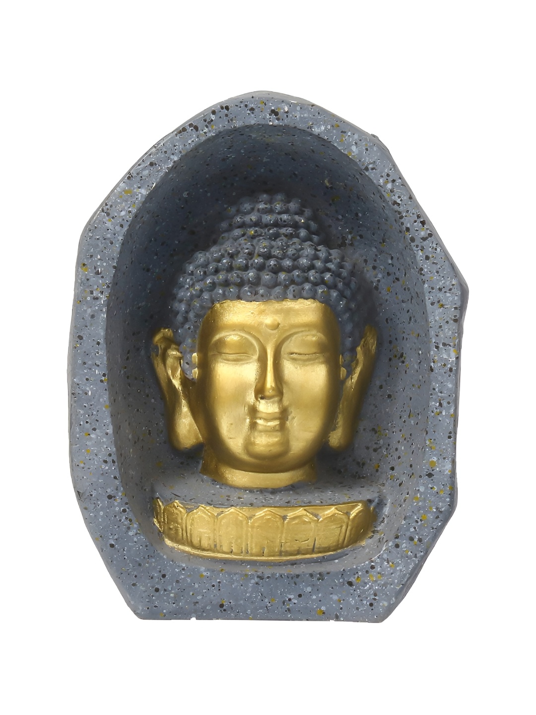 

TECHEL Grey & Gold Toned Medium Figurine Showpiece