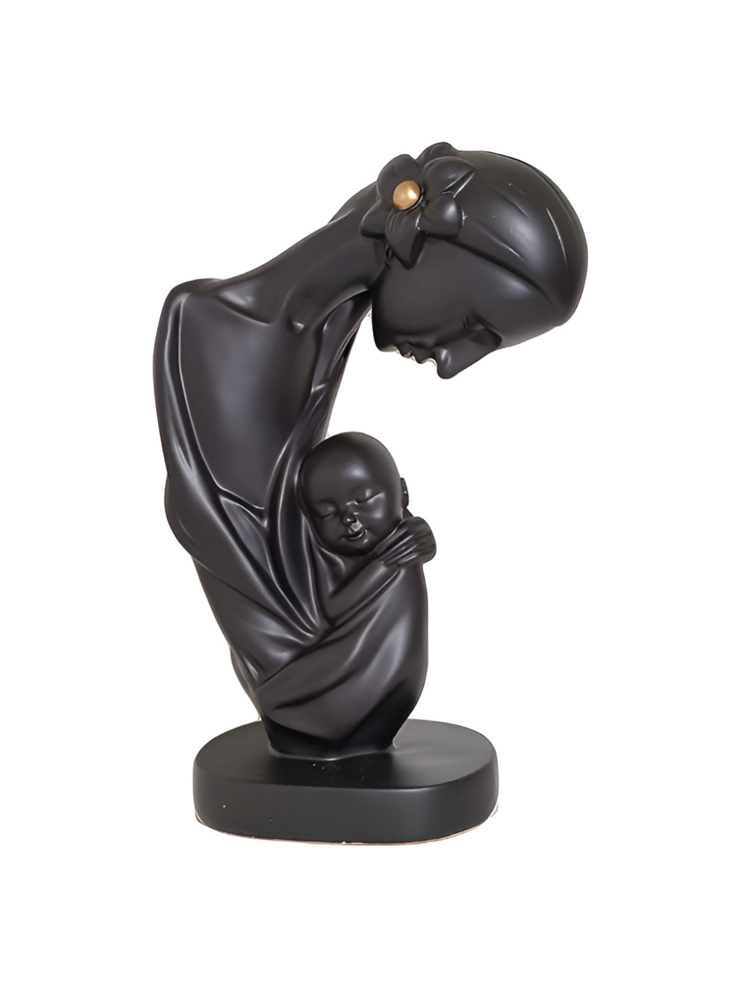 

TECHEL Black Medium Figurine Showpiece