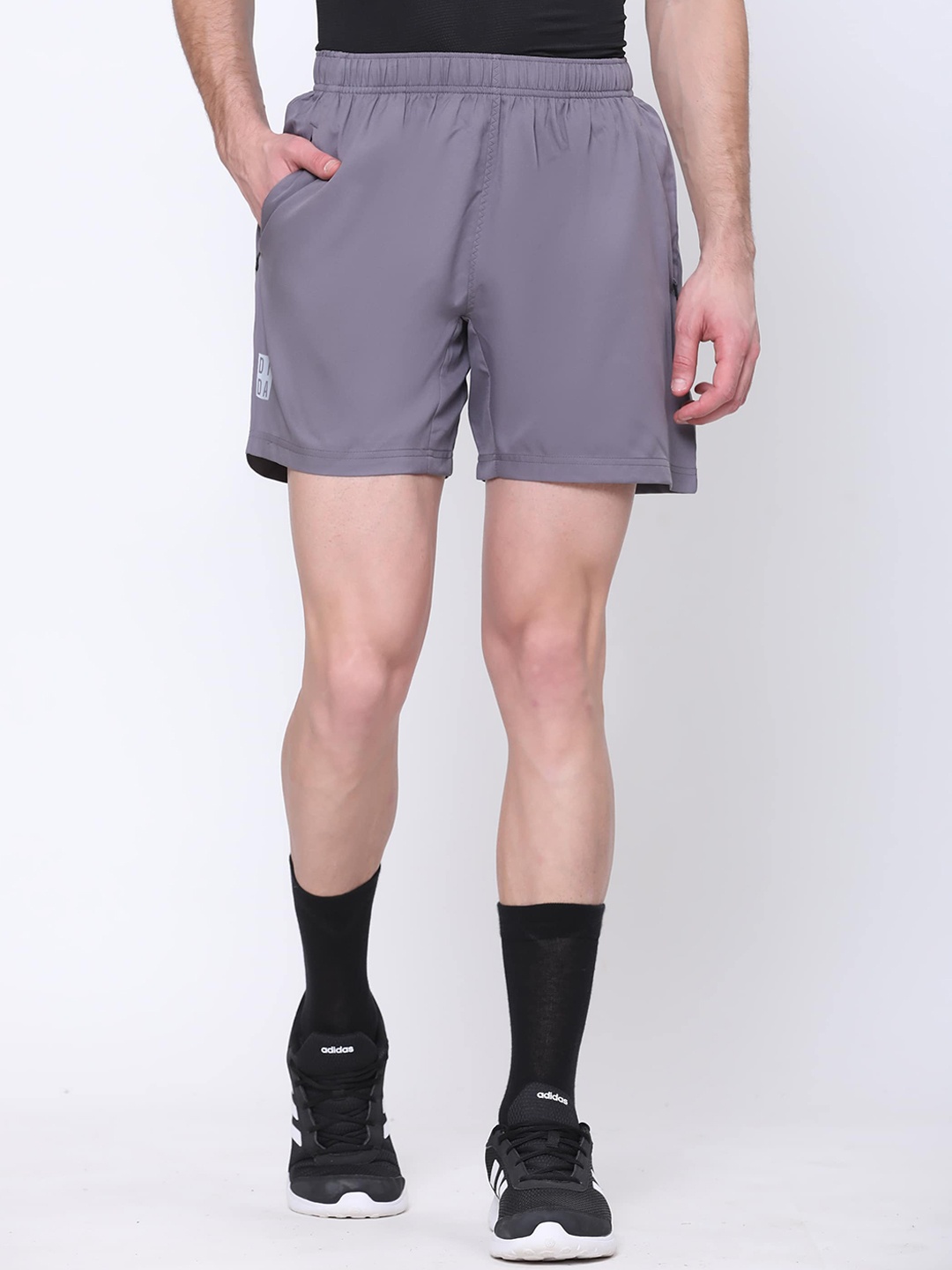 

DIDA Men Dri-FIT Comfort Fit Light Weight Training or Gym Sports Shorts, Grey