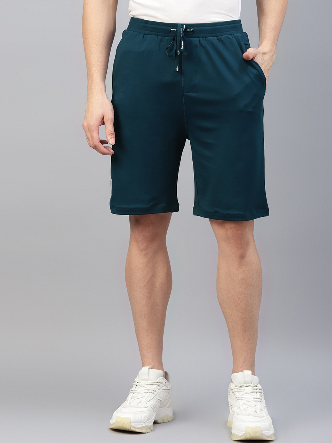 

DIDA Men Mid-Rise Training or Gym Dri-FIT Sports Shorts, Teal