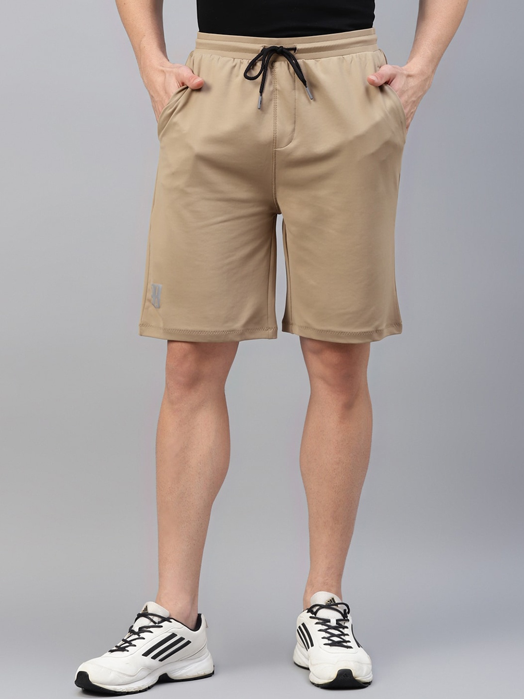 

DIDA Men Dri-FIT Comfort Fit Light Weight Training or Gym Sports Shorts, Beige