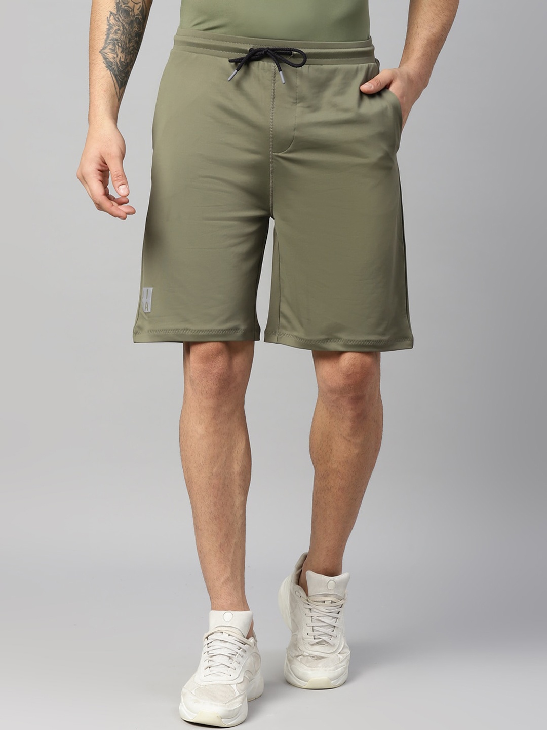 

DIDA Men Dri-FIT Comfort Fit Light Weight Training or Gym Sports Shorts, Green