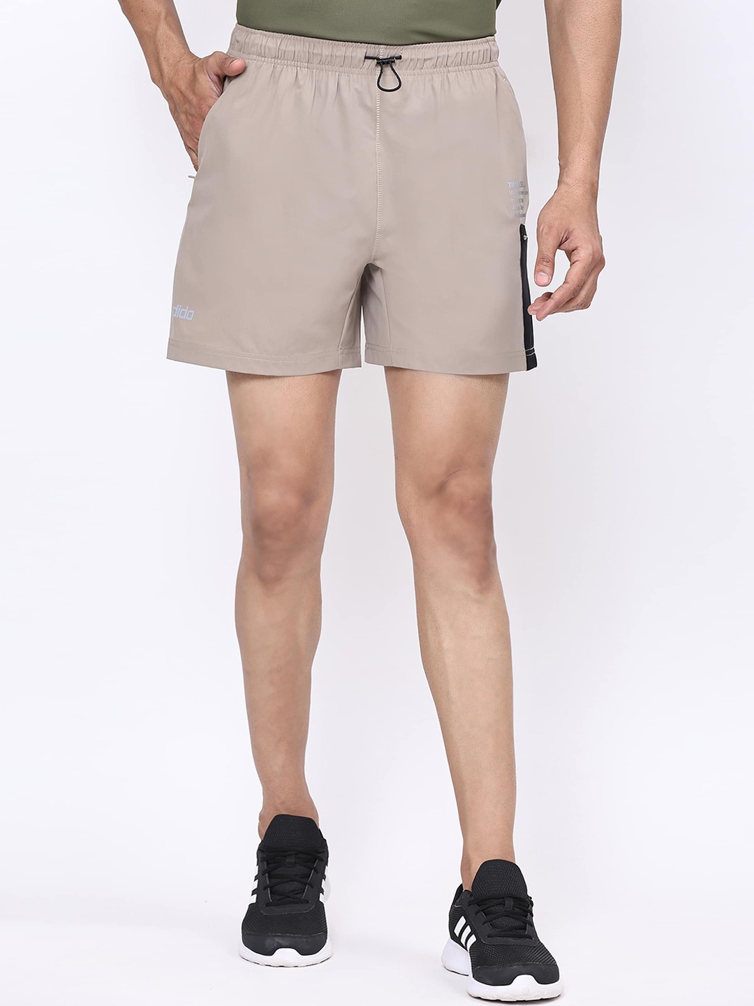 

DIDA Men Dri-FIT Comfort Fit Light Weight Training or Gym Sports Shorts, Beige