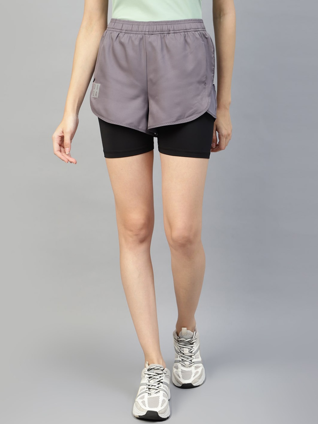 

DIDA Women Training or Gym Sports Shorts, Grey