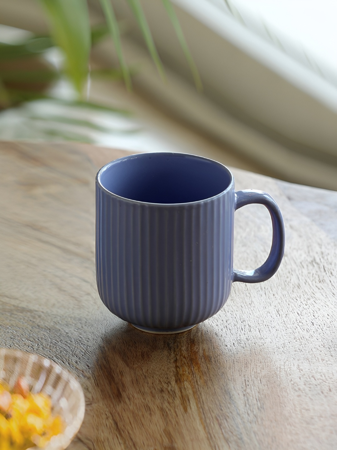 

ExclusiveLane Purple Textured Ceramic Matte Tea & Coffee Mug 300 Ml