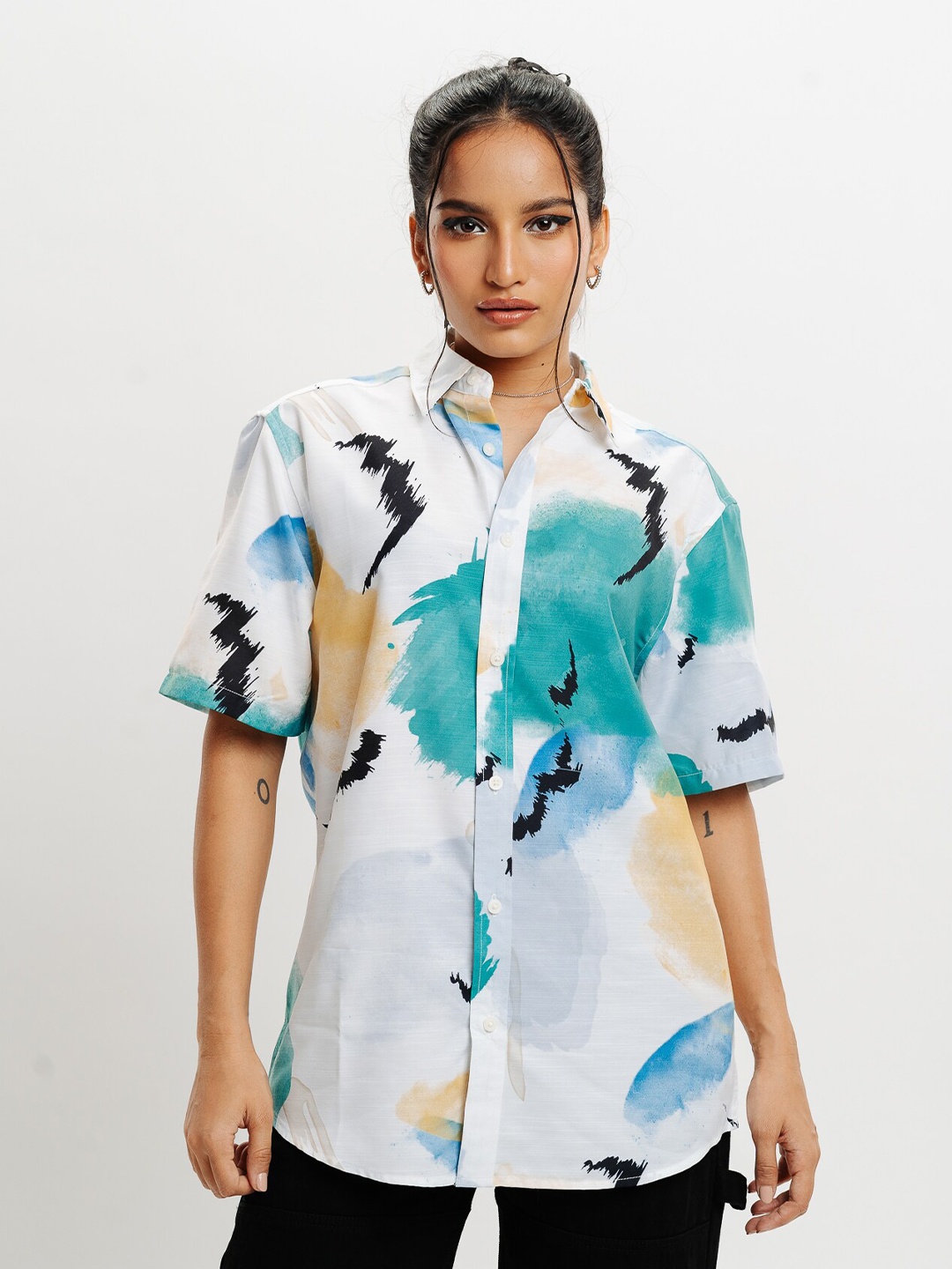

FREAKINS Women Floral Opaque Printed Casual Shirt, Multi