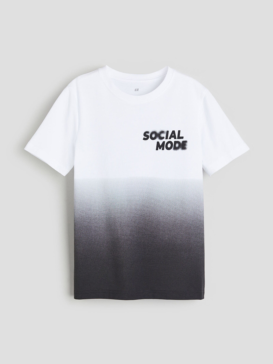 

H&M Boys Pure Cotton Printed T-shirt, White