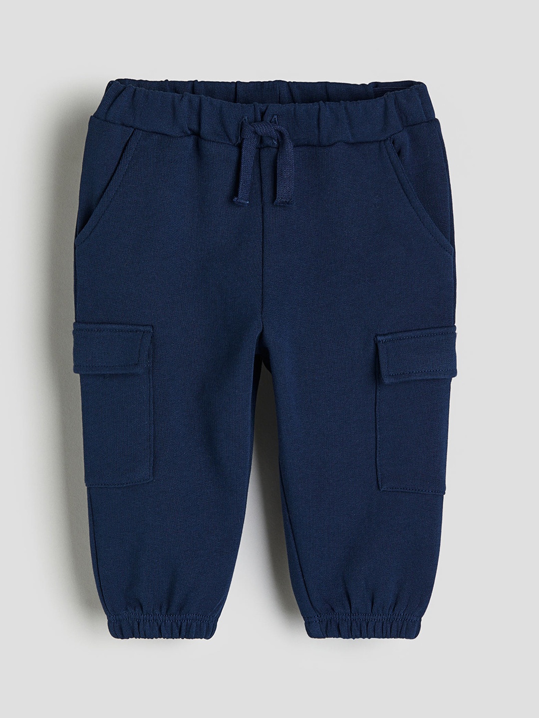 

H&M Boys Cotton Cargo Joggers, Blue