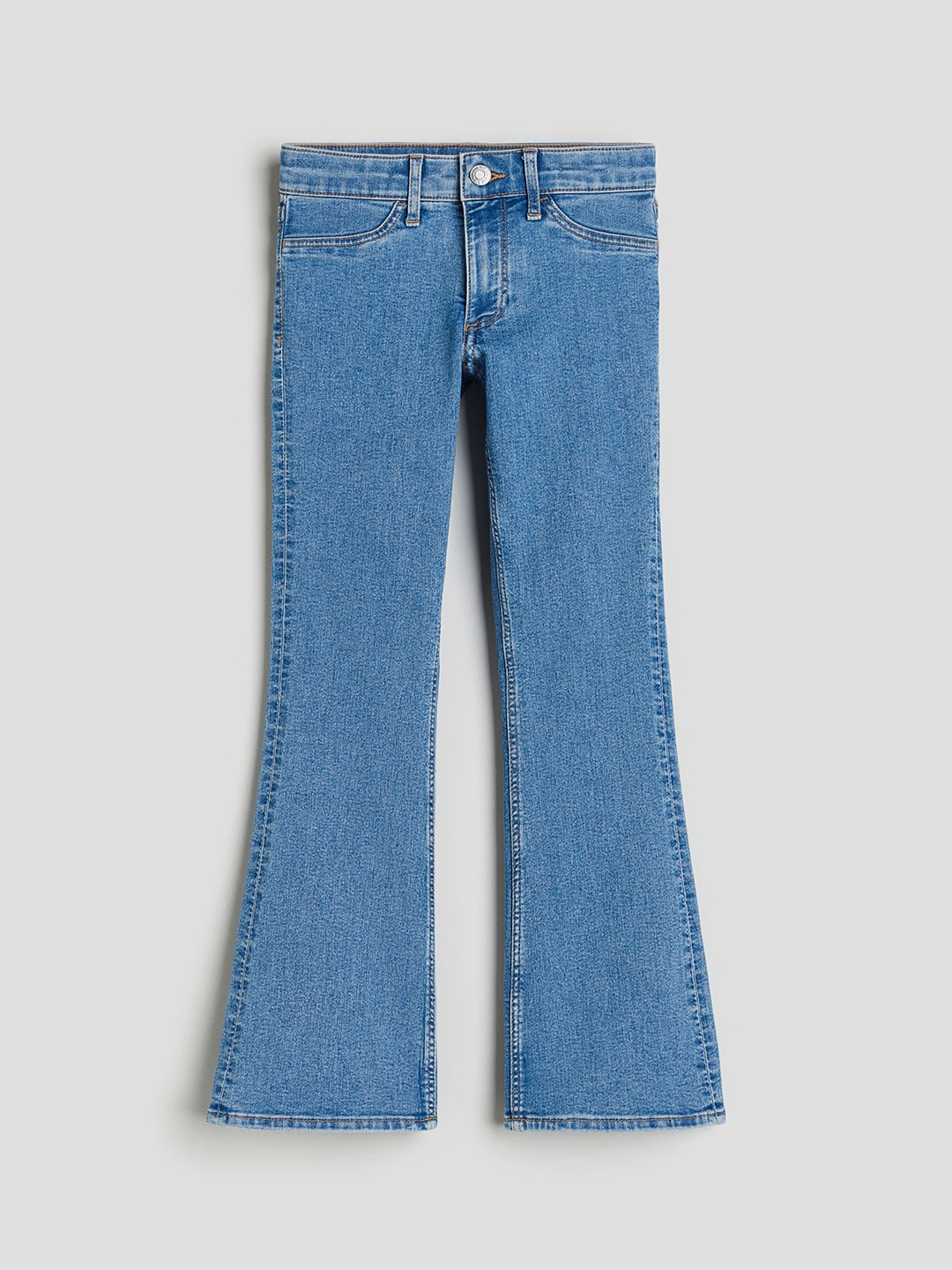 

H&M Girls Flared Leg Low Jeans, Blue