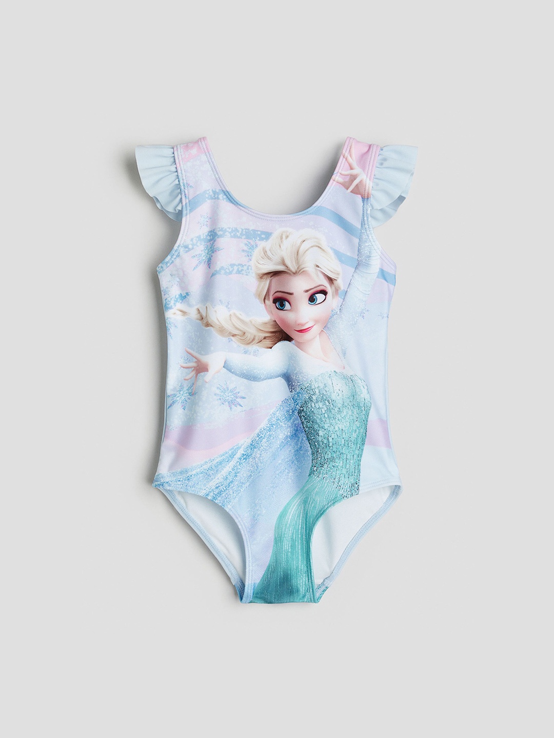 

H&M Girls Printed Swimsuit, Blue