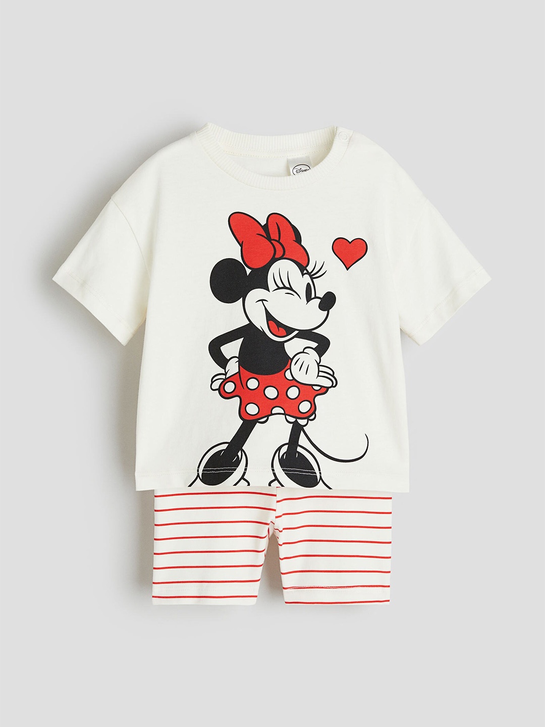 

H&M Girls 2-Piece Cotton Jersey Set, White