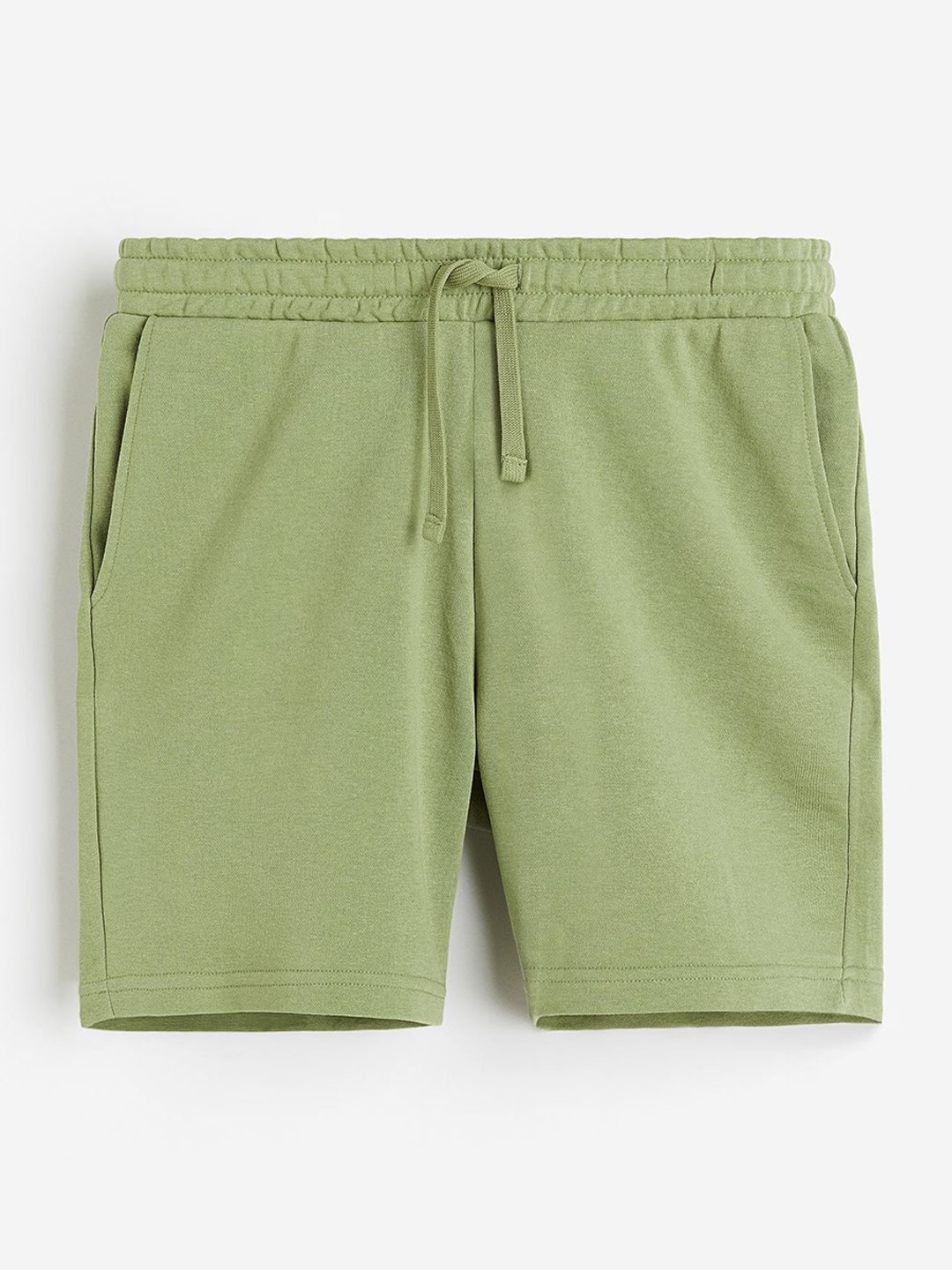 

H&M Men Regular Fit Sweatshorts, Green