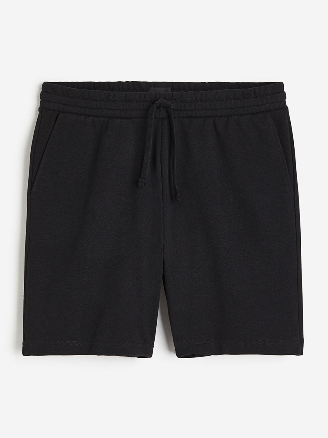 

H&M Men Regular Fit Sweatshorts, Black