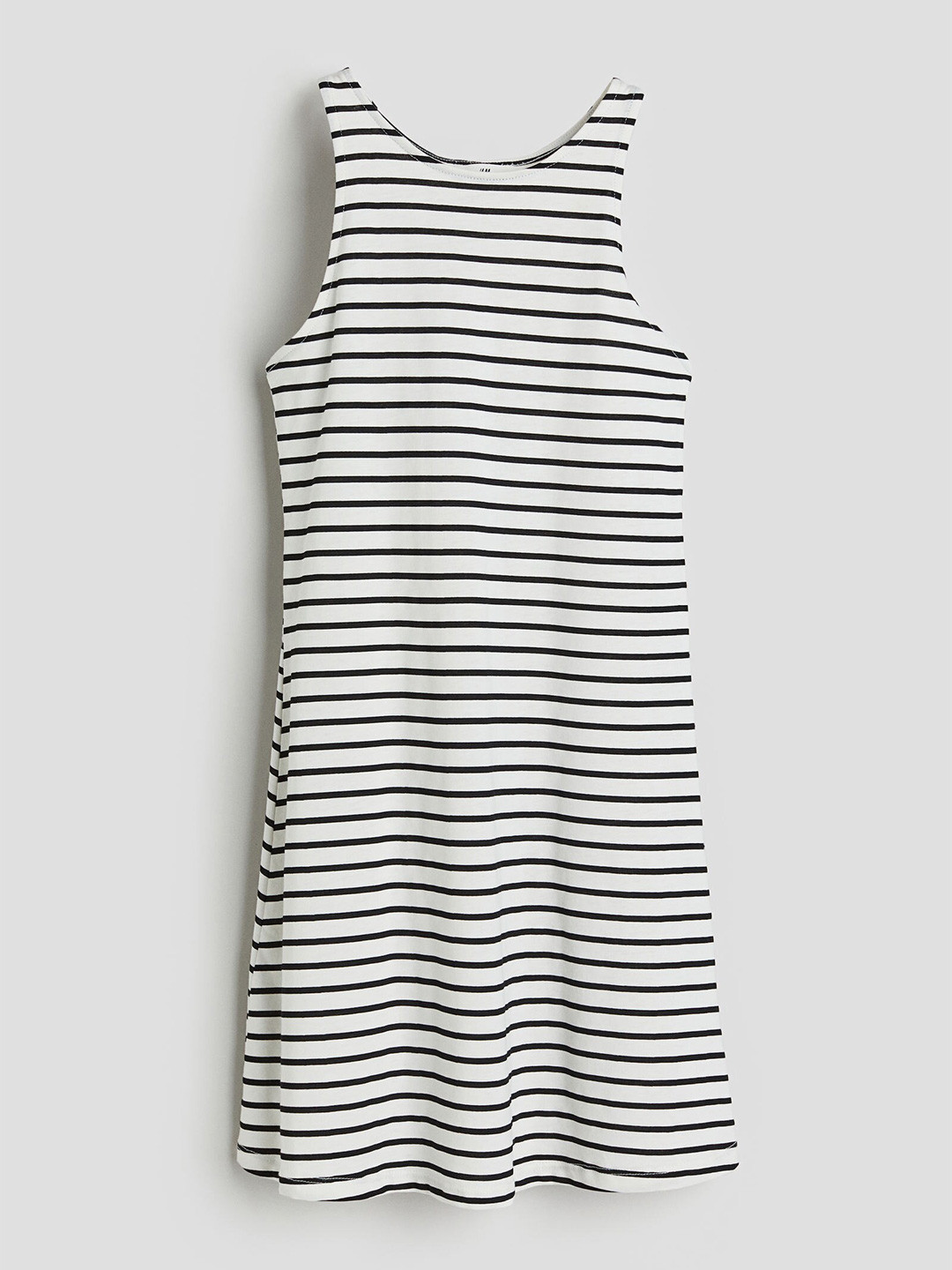 

H&M Girls Sleeveless Jersey Dress, White