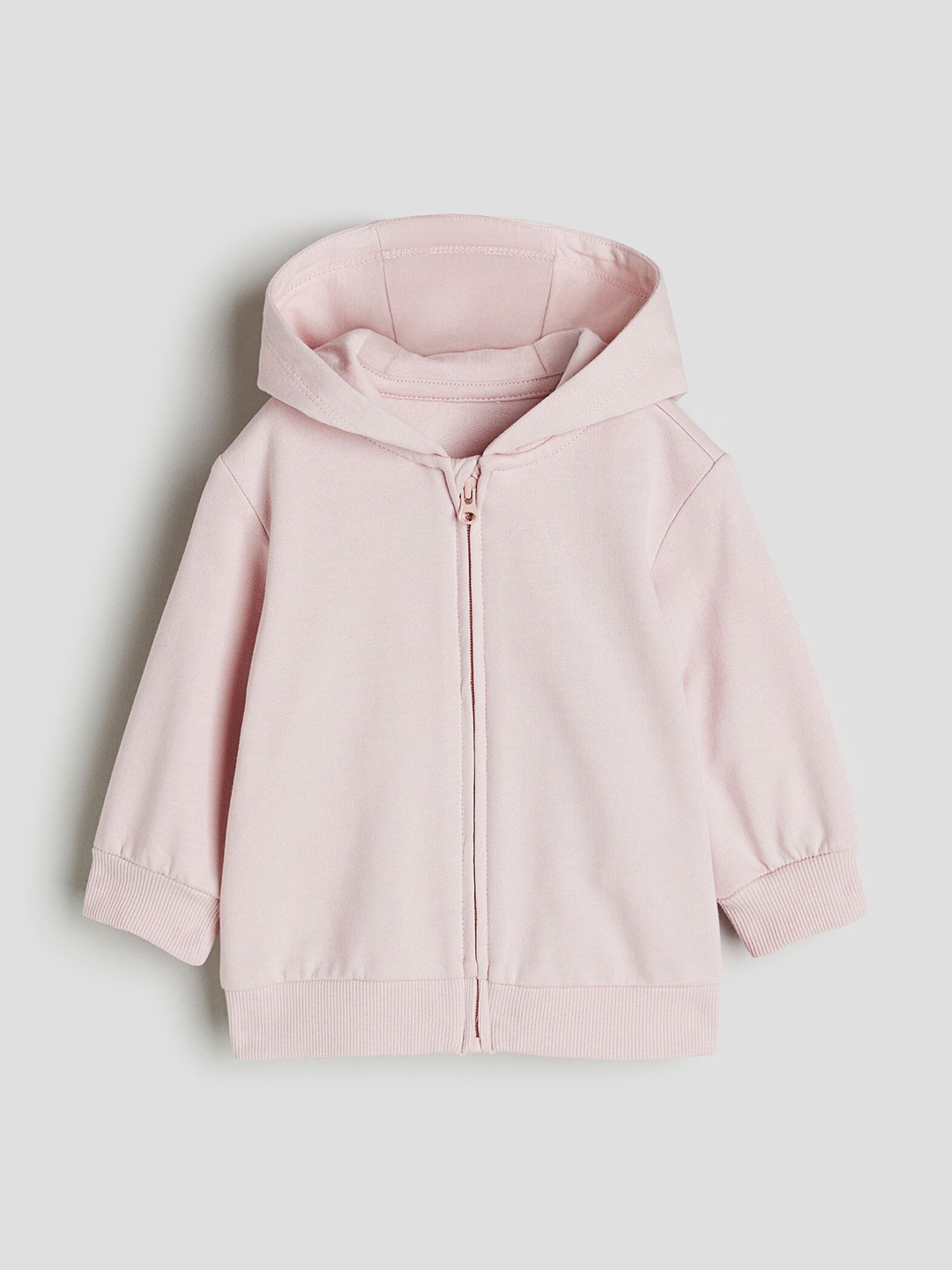 

H&M Boys Pure Cotton Zip-Through Hoodie, Pink