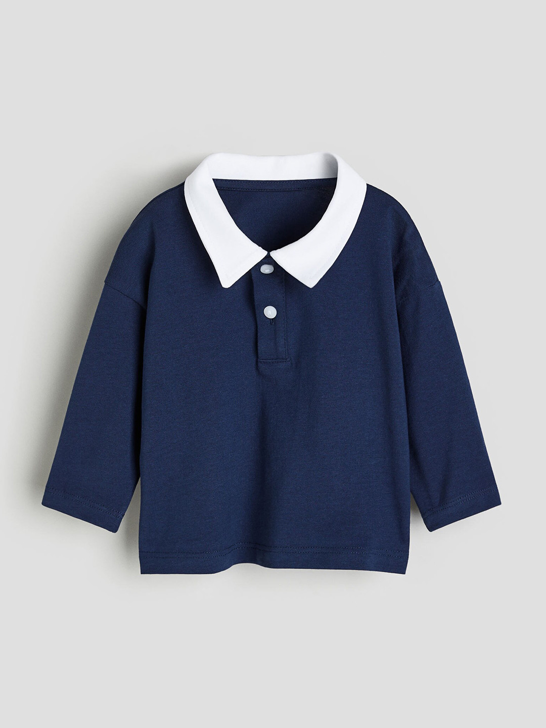 

H&M Boys Cotton Jersey Polo Shirt, Blue
