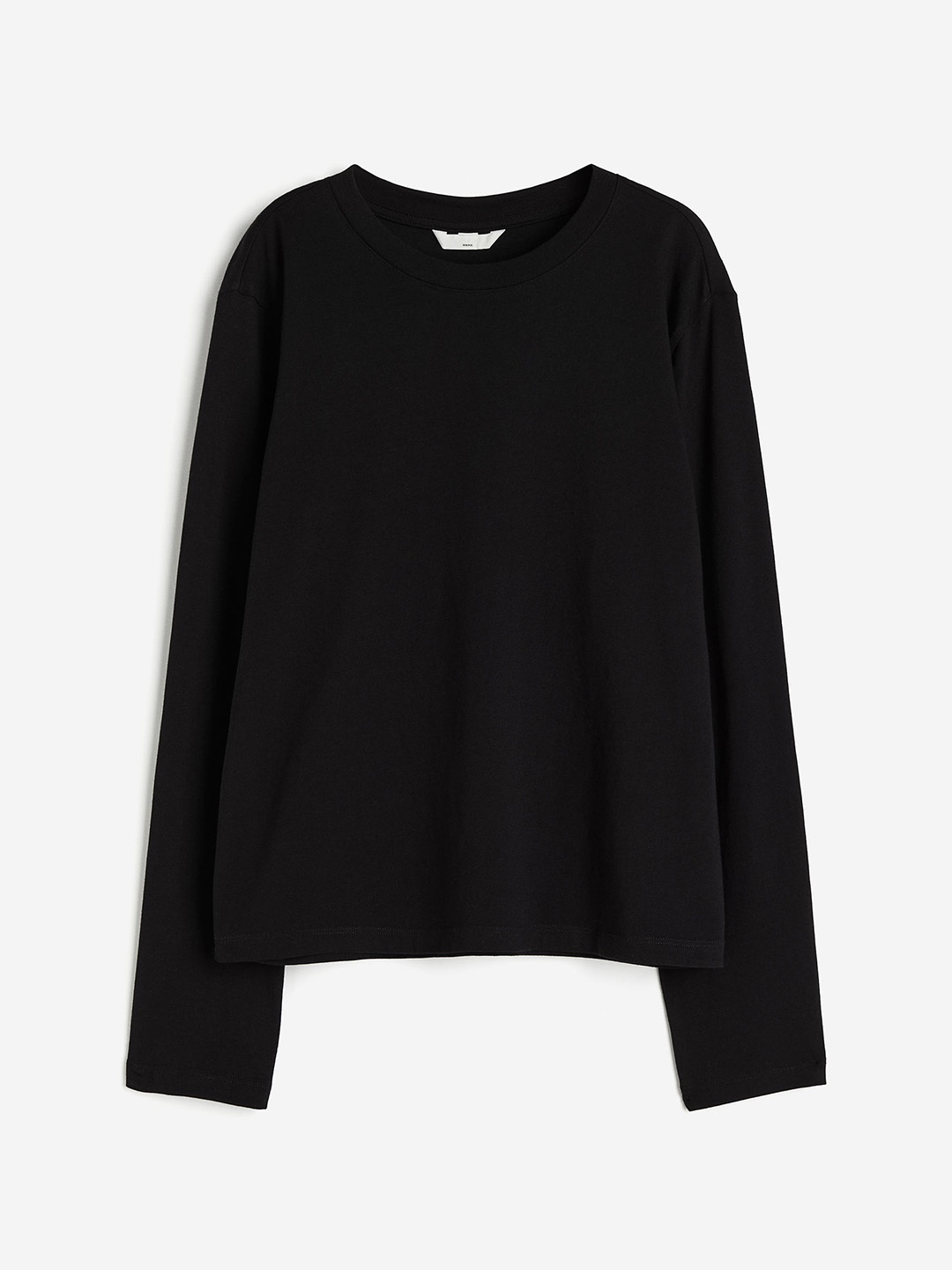 

H&M MAMA Women Cotton Nursing Top, Black