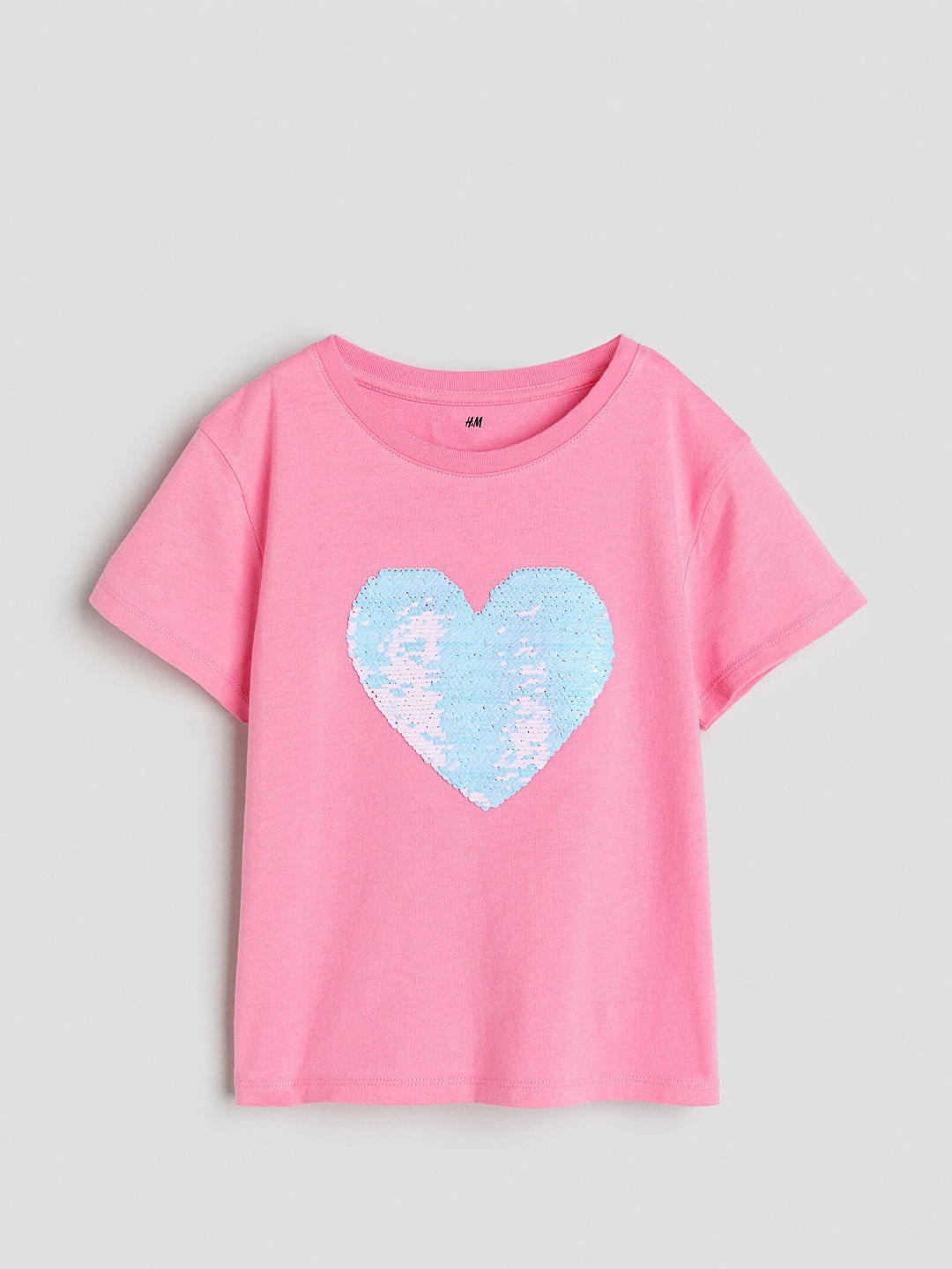 

H&M Girls Pure Cotton Top, Pink