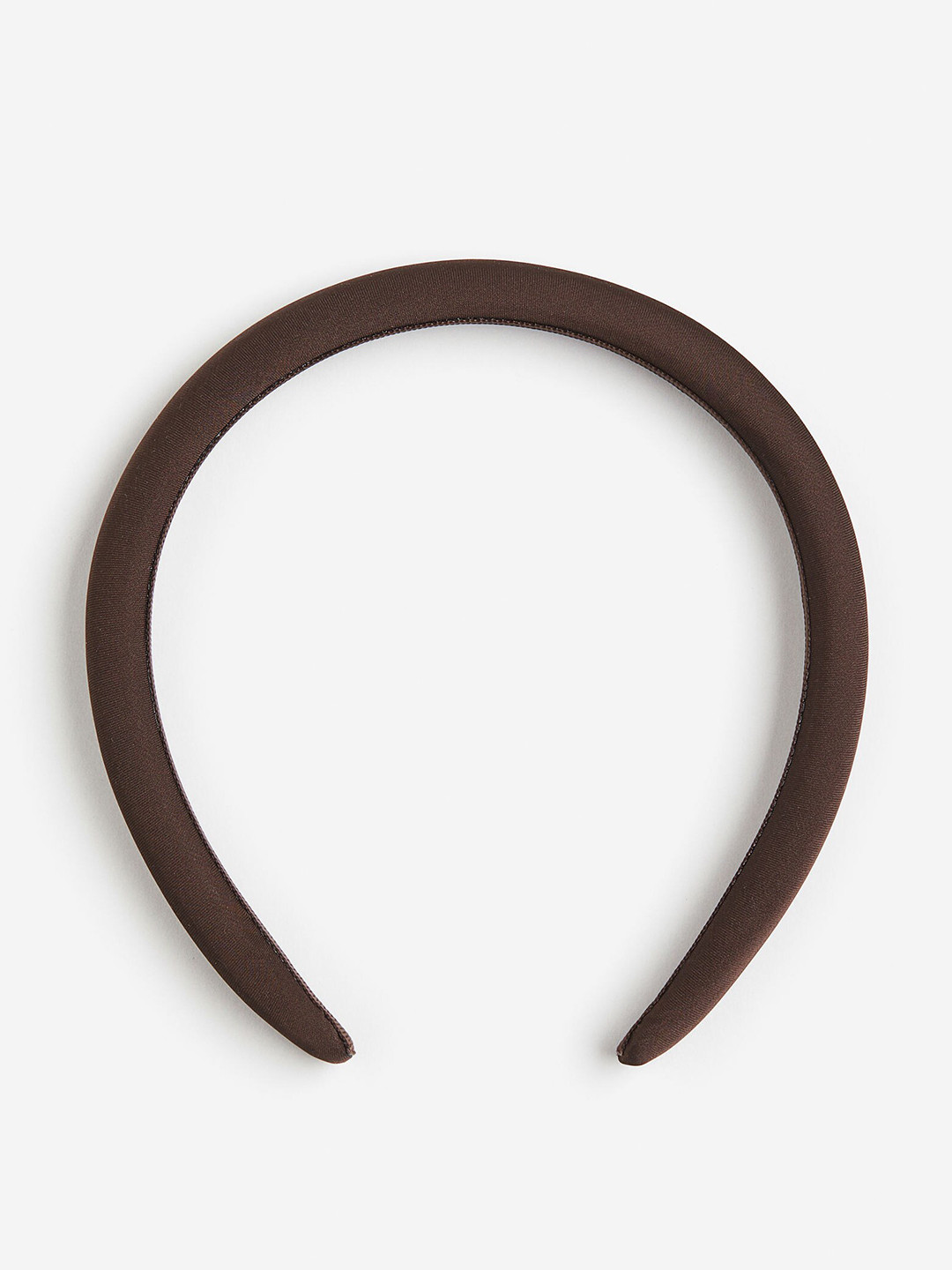

H&M Padded Satin Alice Band, Brown