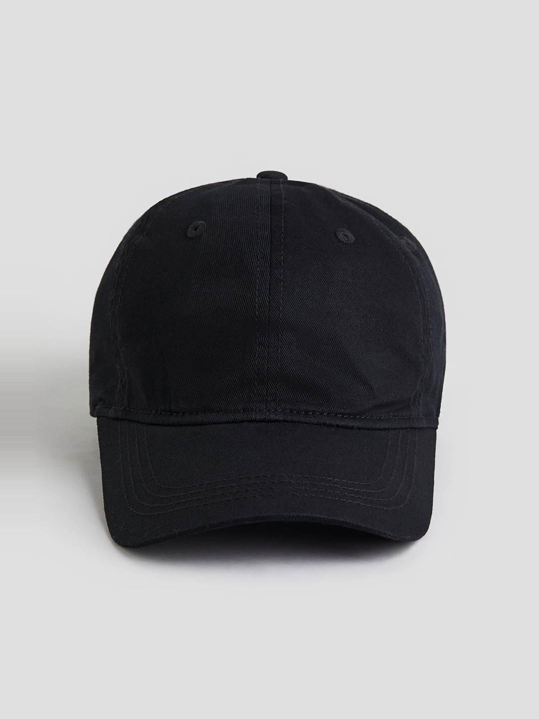 

H&M Girls Cotton Twill Cap, Black