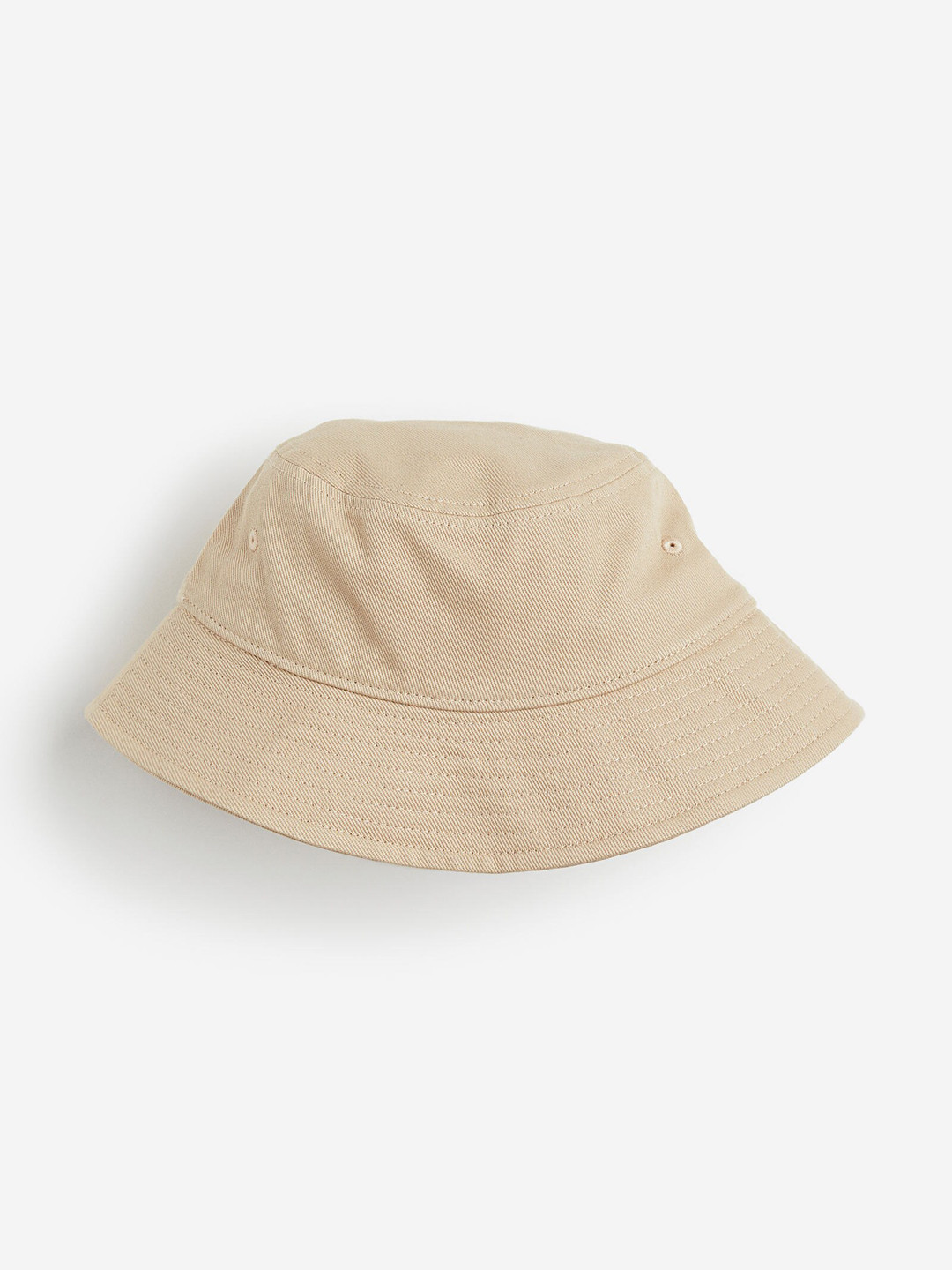 

H&M Men Cotton Bucket Hat, Beige