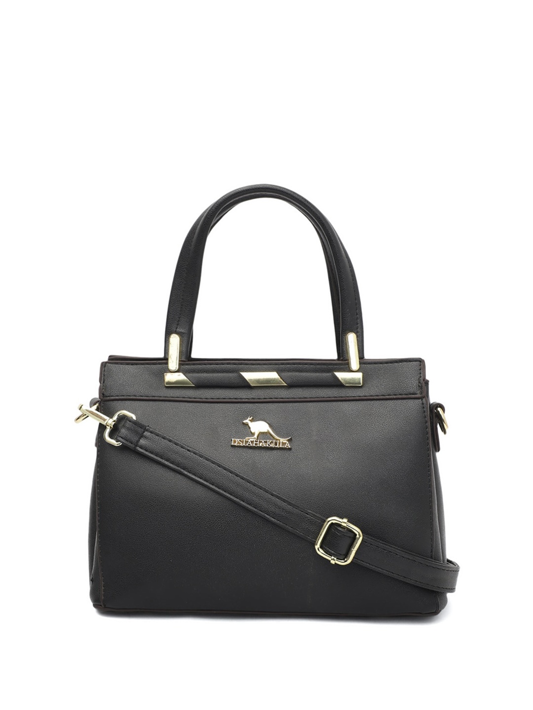 

ELLIS PU Structured Handheld Bag, Black