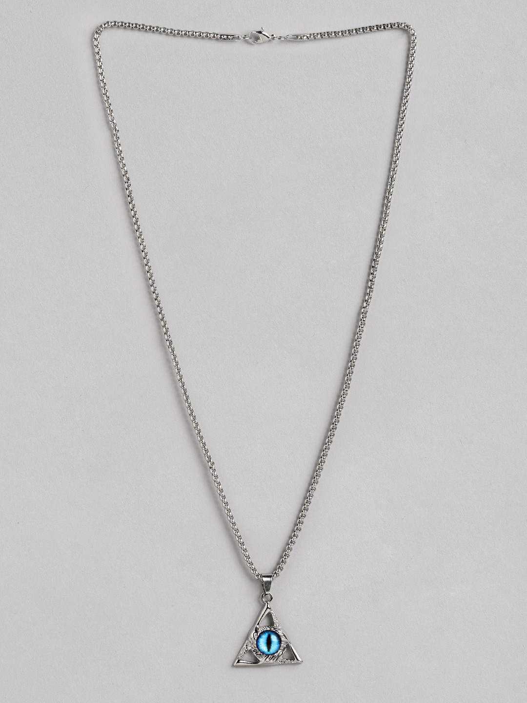 

PARIS HAMILTON Silver-Plated Circular Pendants with Chains