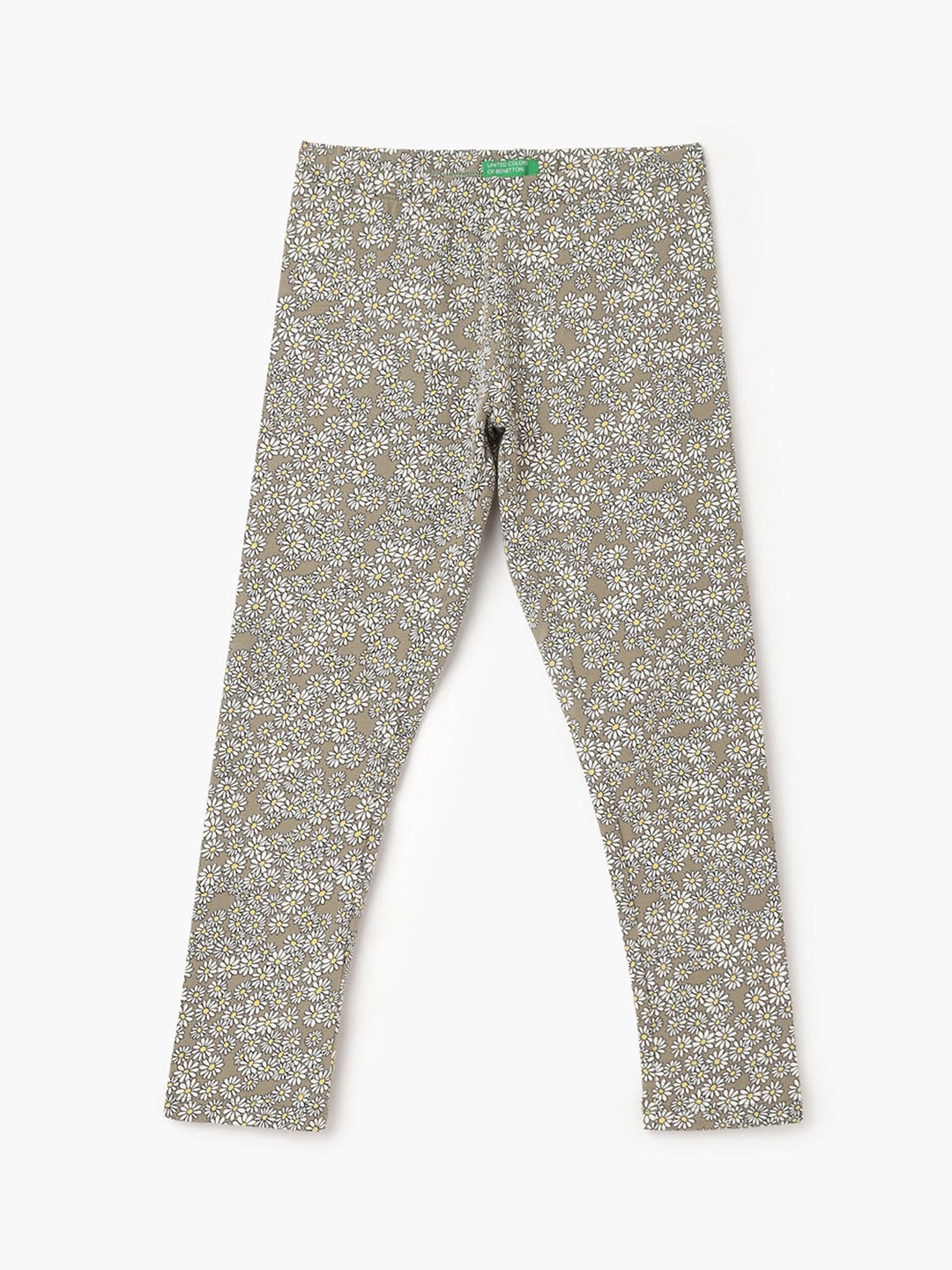 

United Colors of Benetton Girls Floral Printed Pyjamas, Grey