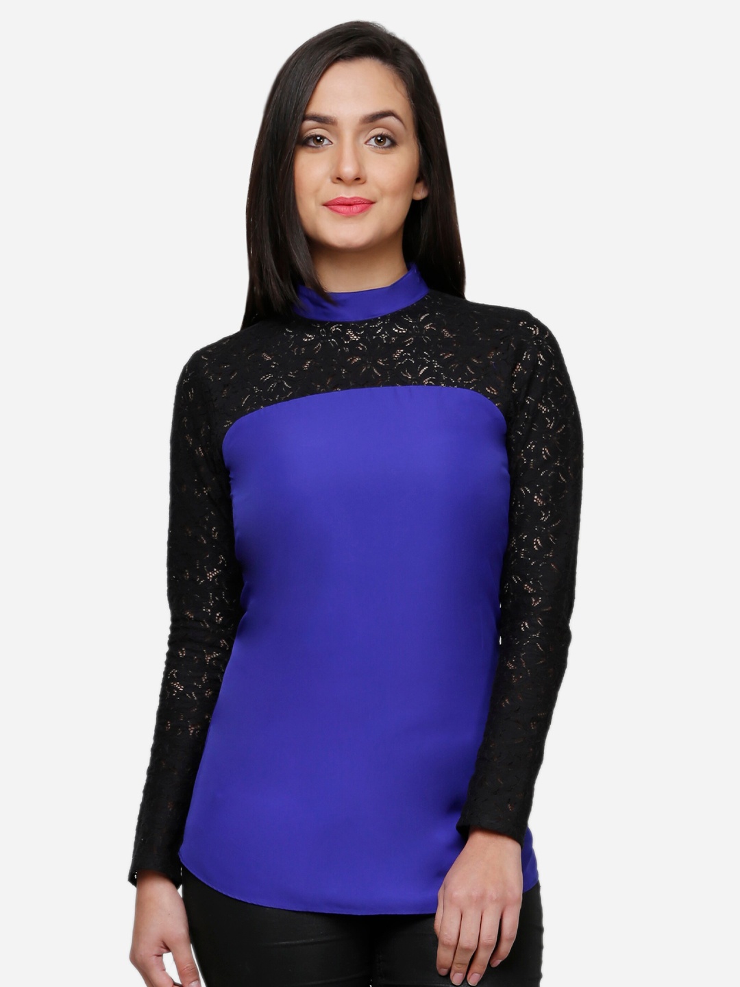 

V&M Crepe Top, Blue