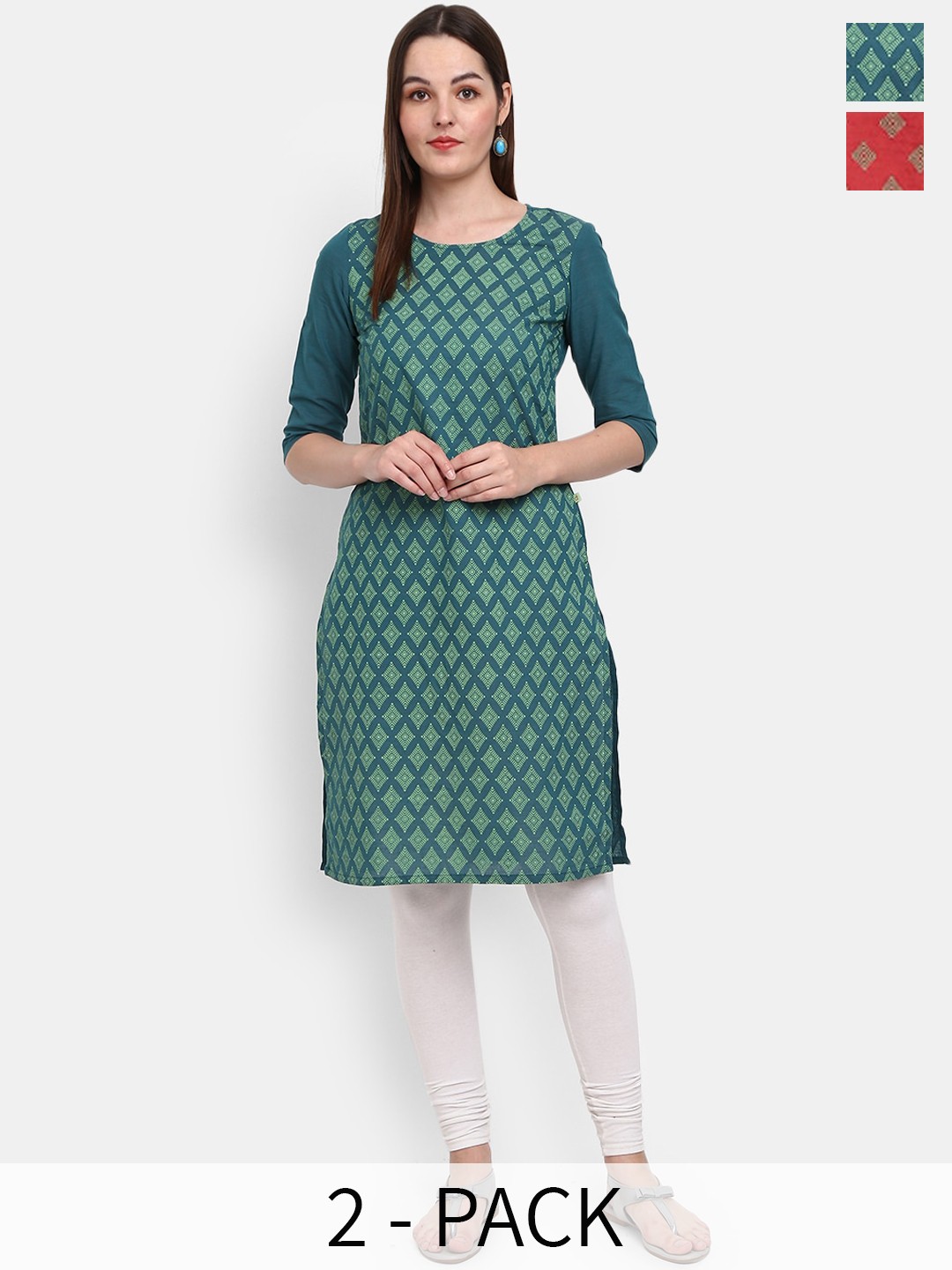 

V-Mart Women Kurta, Blue
