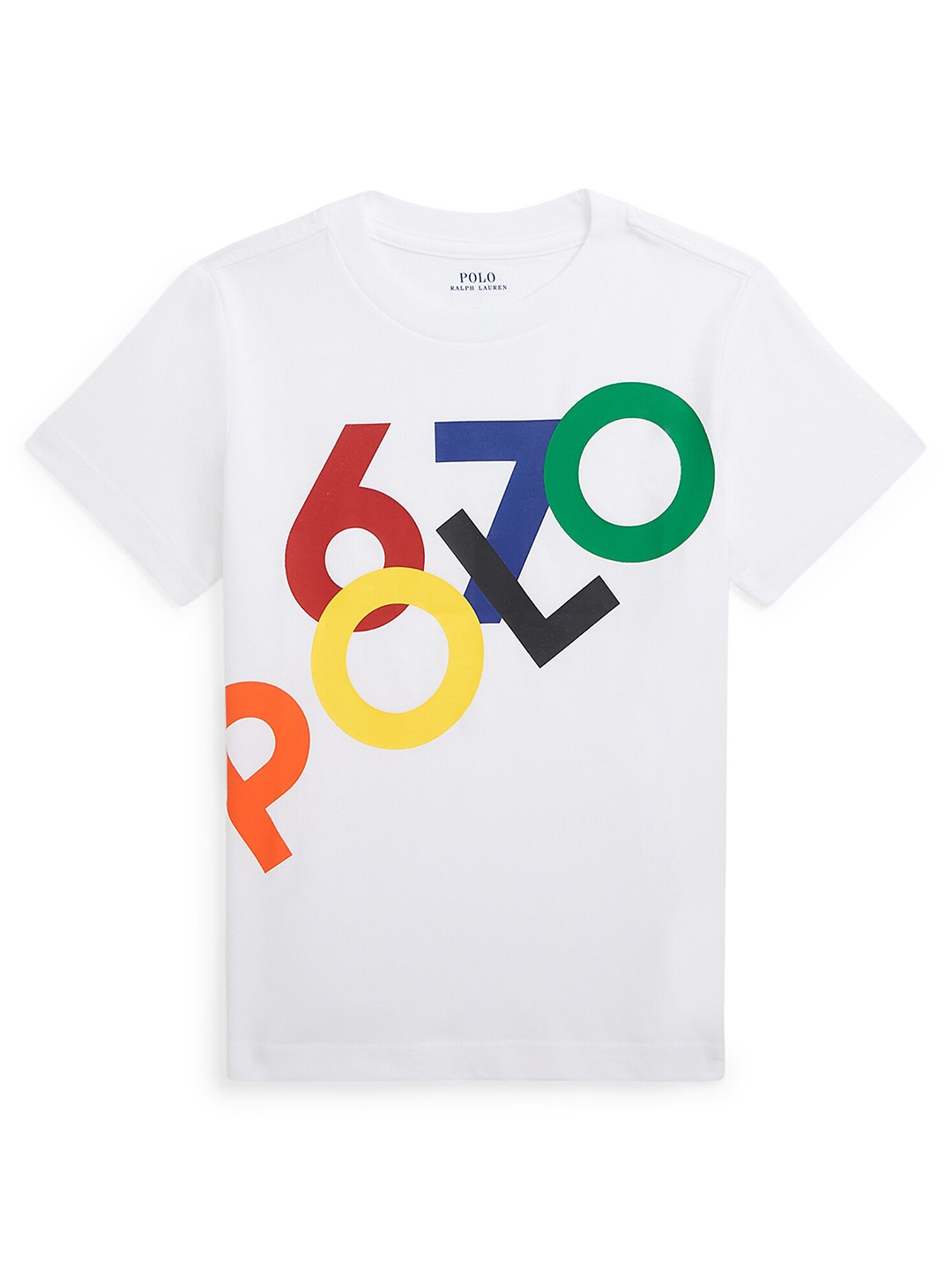 

Polo Ralph Lauren Boys Typography Printed Cotton T-Shirt, White