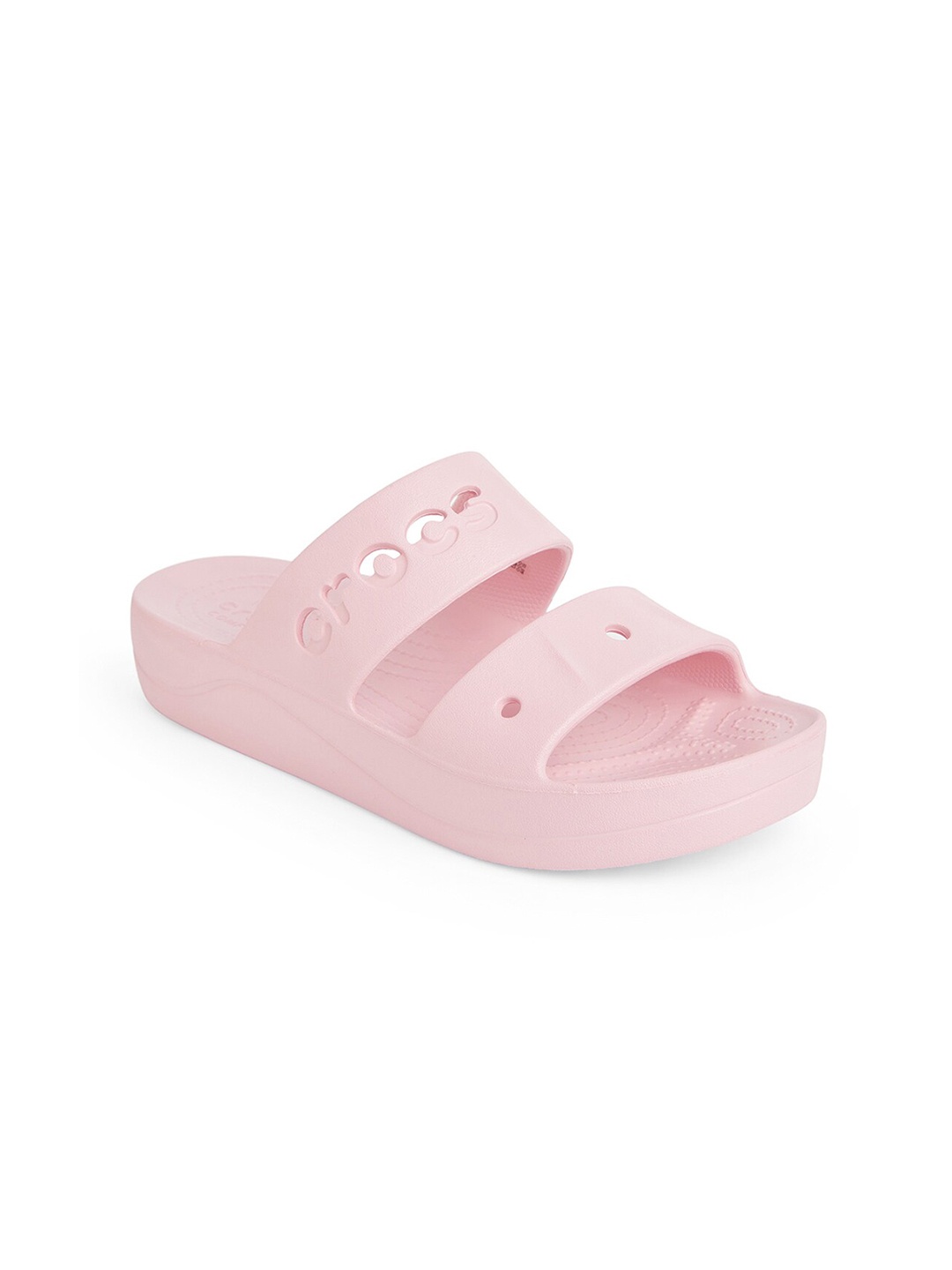 

Crocs Women Solid Croslite Sliders, Pink
