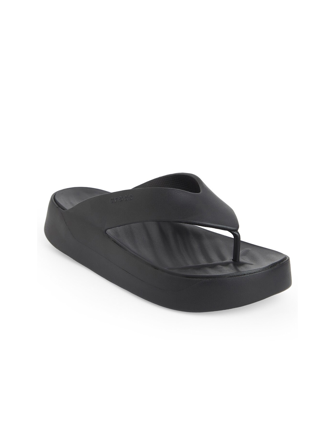 

Crocs Women Croslite Thong Flip-Flops, Black
