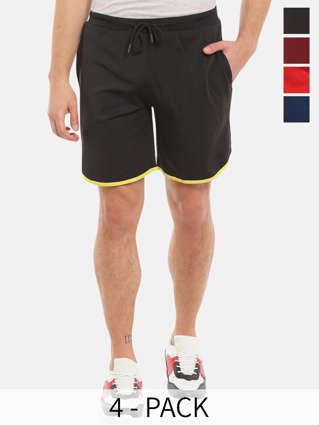 

V-Mart Men Sports Shorts, Maroon