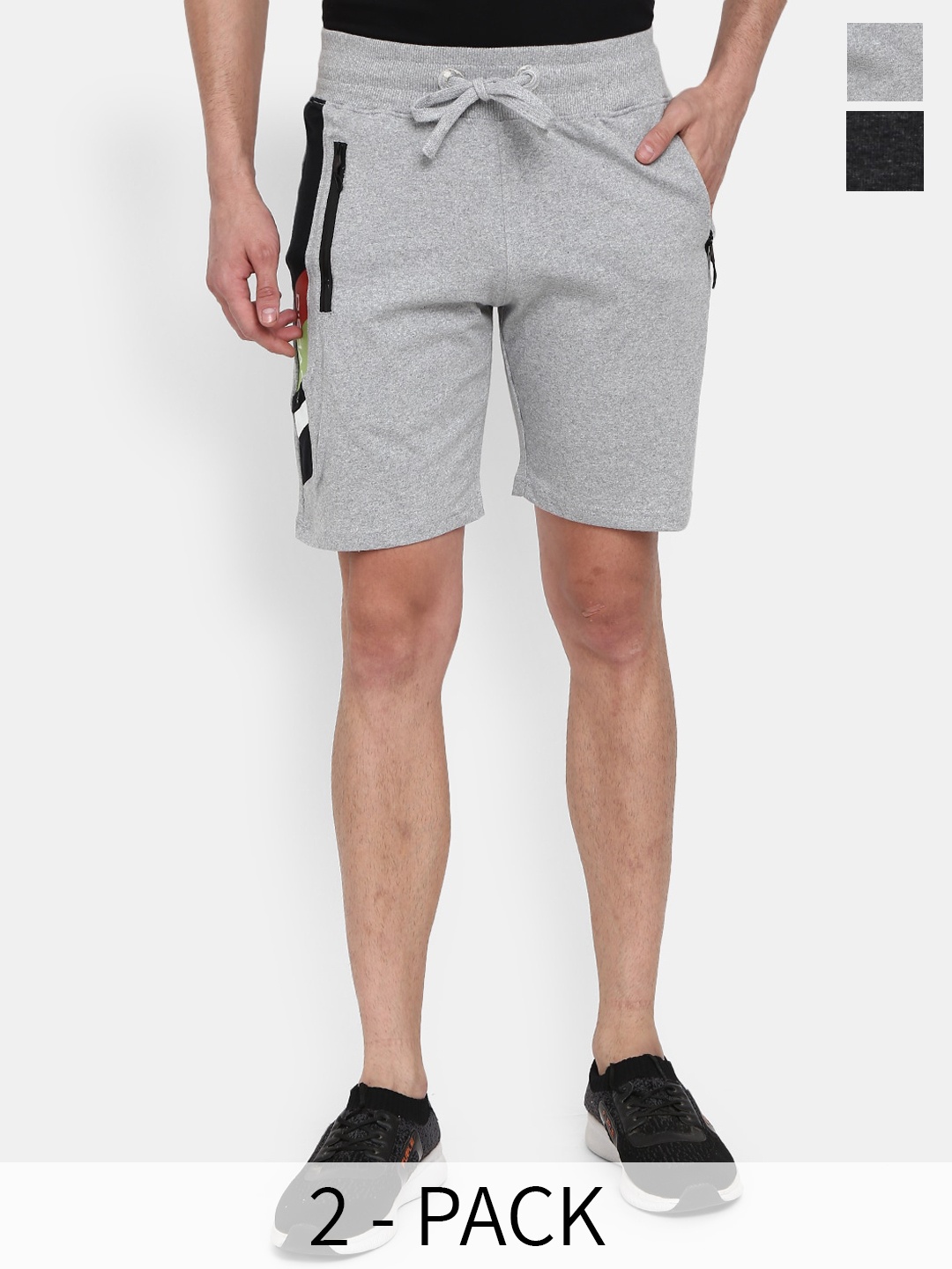 

V-Mart Men Shorts, Grey