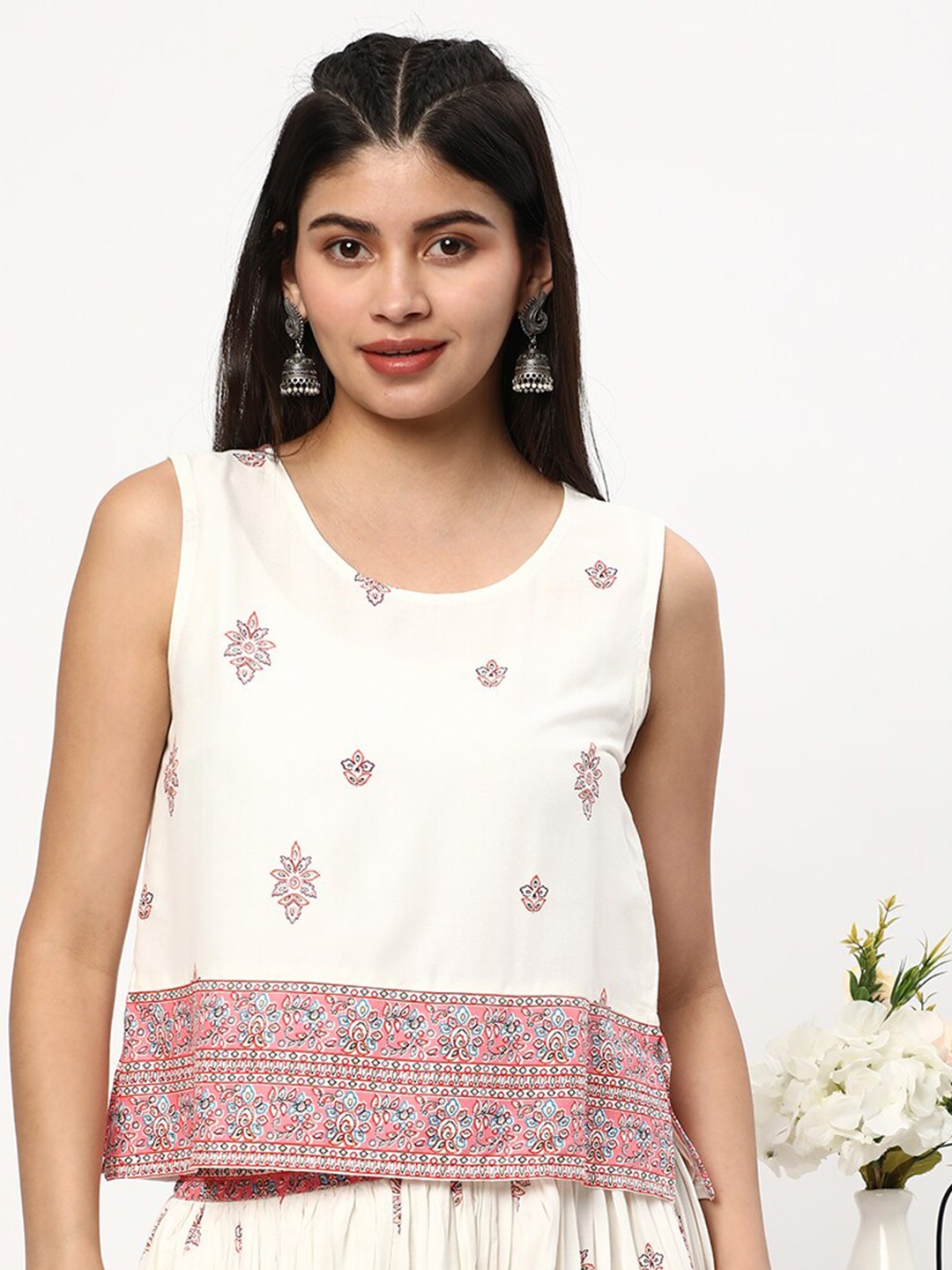 

R&B Top, White