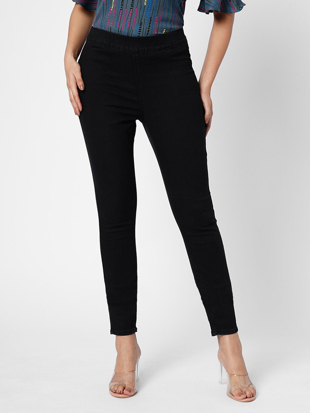 

Vero Moda Women Skinny Fit Jeggings, Black