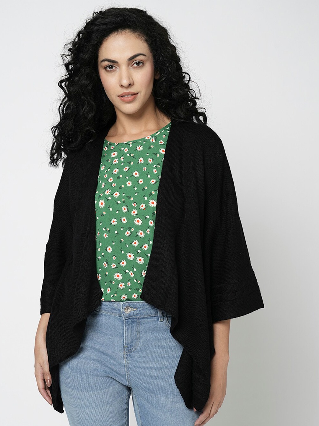 

Vero Moda Open Front Shrug, Black