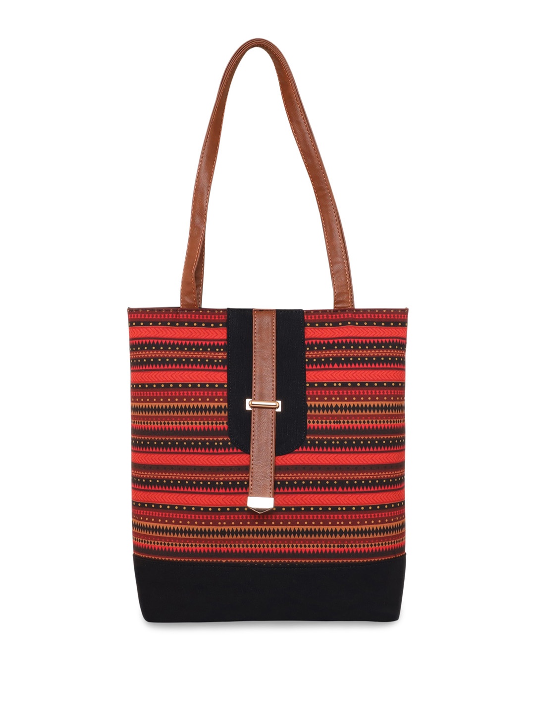 

Sabhyata Shopper Handheld Bag with Tasselled, Multi