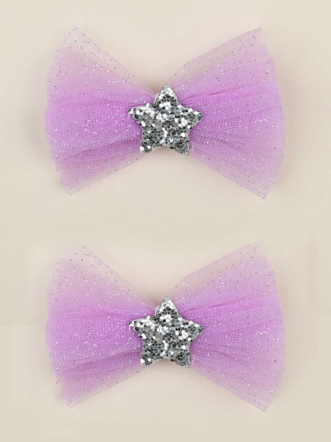 

Aye Candy Girls Set of 2 Embellished Alligator Hair Clip, Lavender