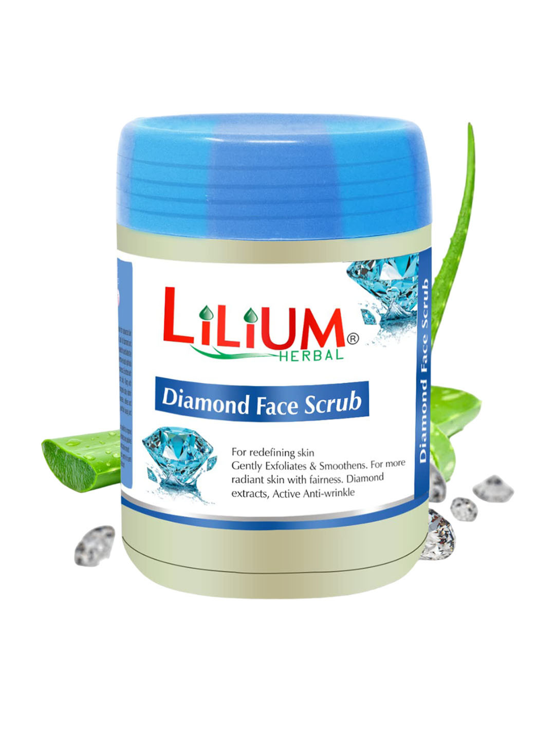 

Lilium Diamond Anti-Wrinkle Face Scrub - 900ml, Transparent