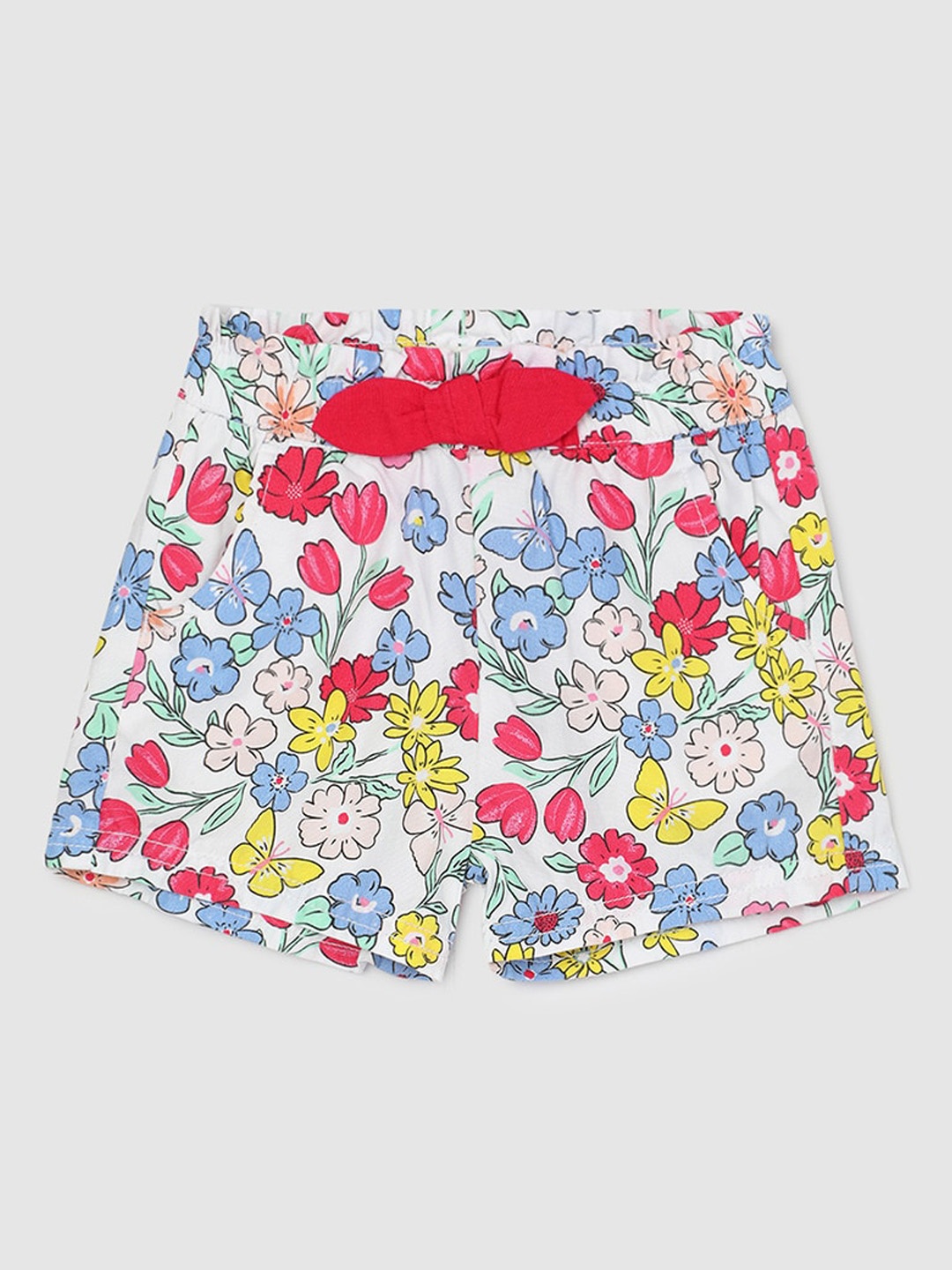 

max Girls Floral Printed Shorts, Multi