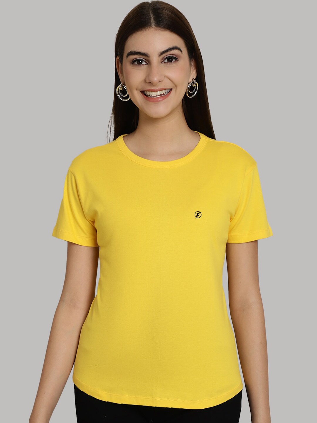 

Friskers Women Extended Sleeves T-shirt, Yellow