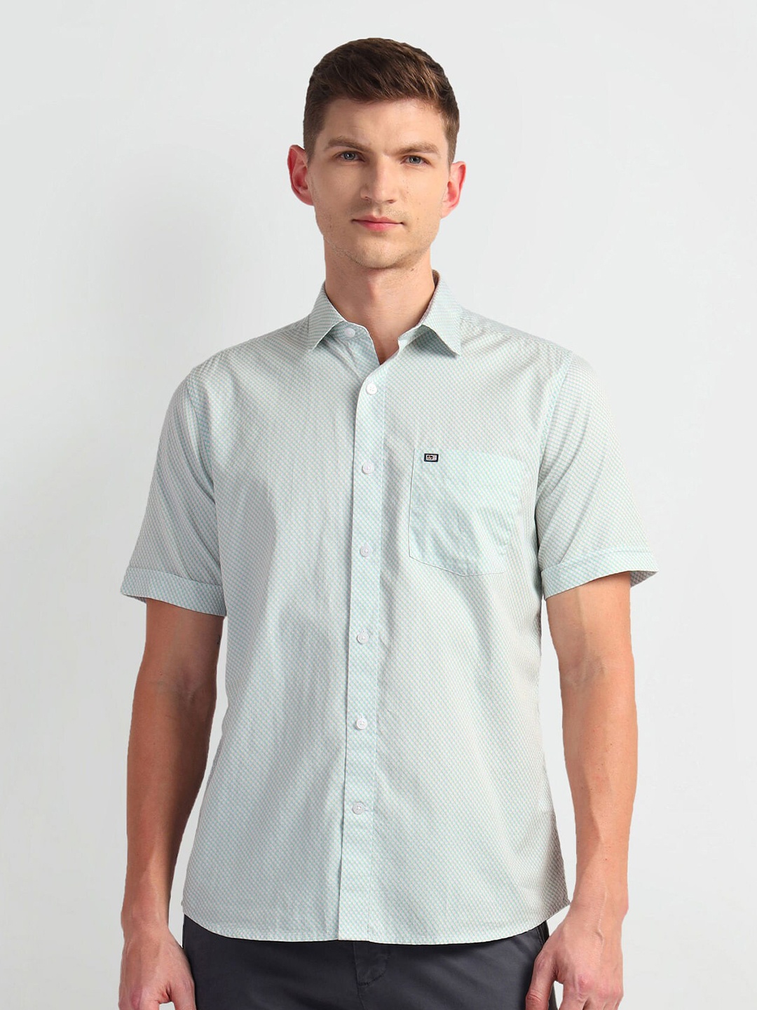 

Arrow Sport Men Opaque Casual Shirt, Green