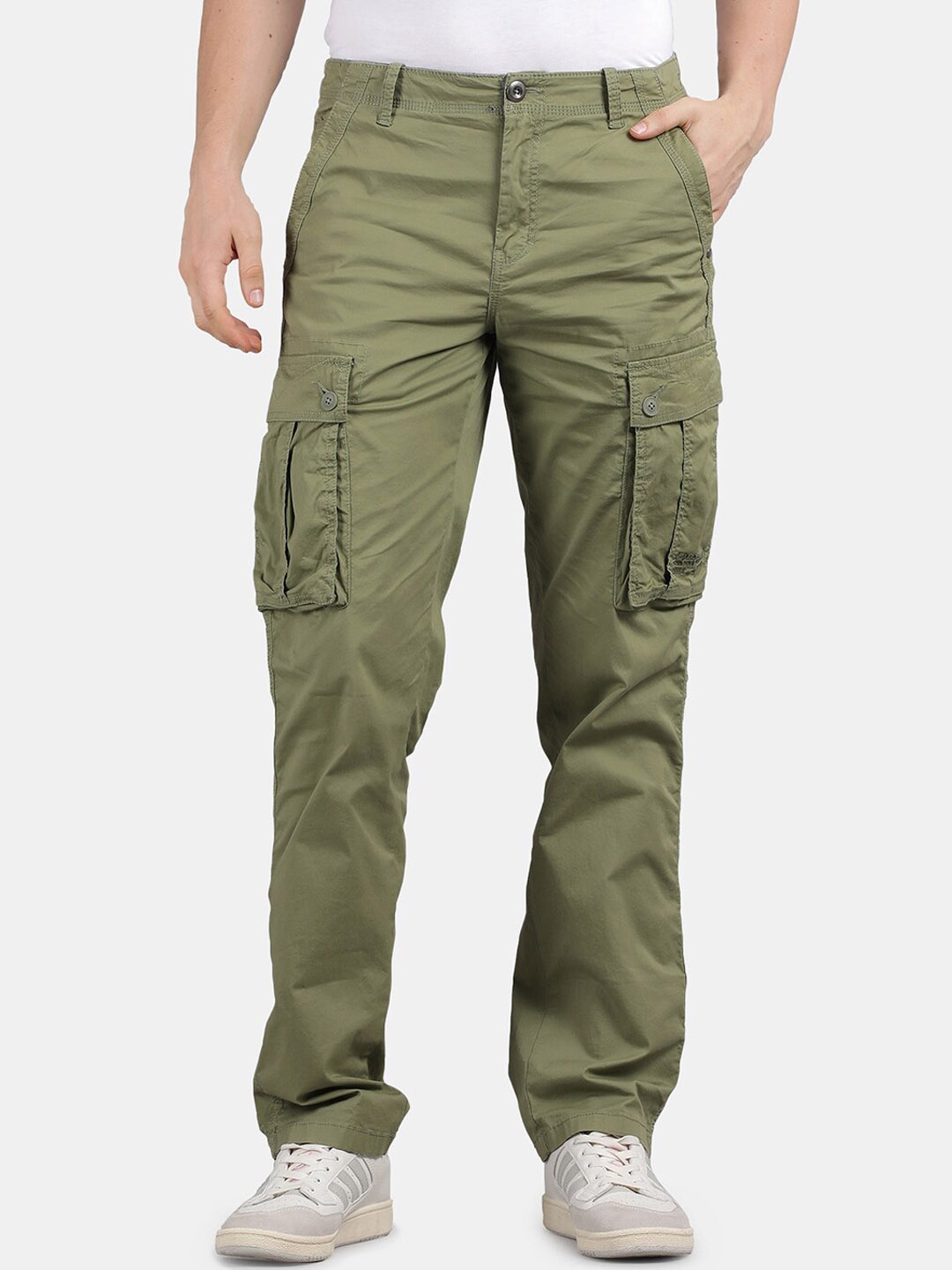 

t-base Men Original Cargos Trousers, Green