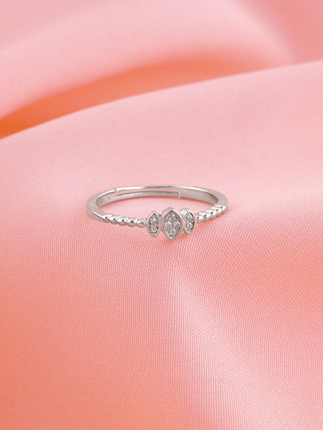 

GIVA Women 925 Sterling Silver Rhodium-Plated Adjustable Finger Ring
